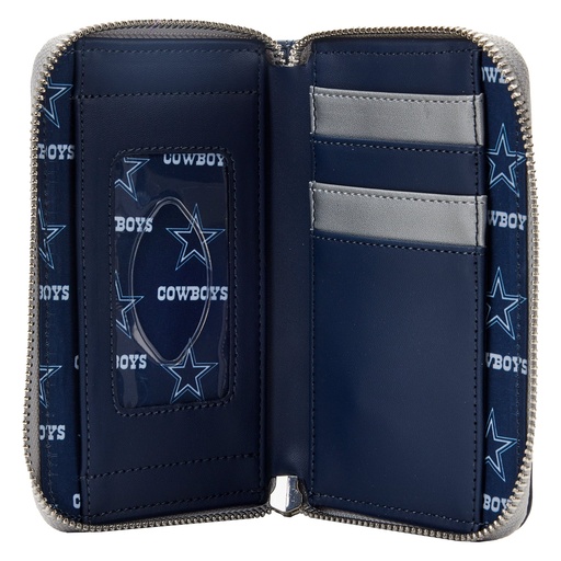 NFL Dallas Cowboys Patches Zip Around Wallet - Image 4