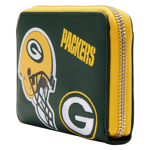 Alternative view of NFL Green Bay Packers Patches Zip Around Wallet