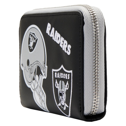 Alternative view of NFL Las Vegas Raiders Patches Zip Around Wallet