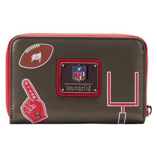 NFL Tampa Bay Buccaneers Patches Zip Around Wallet - Image 3