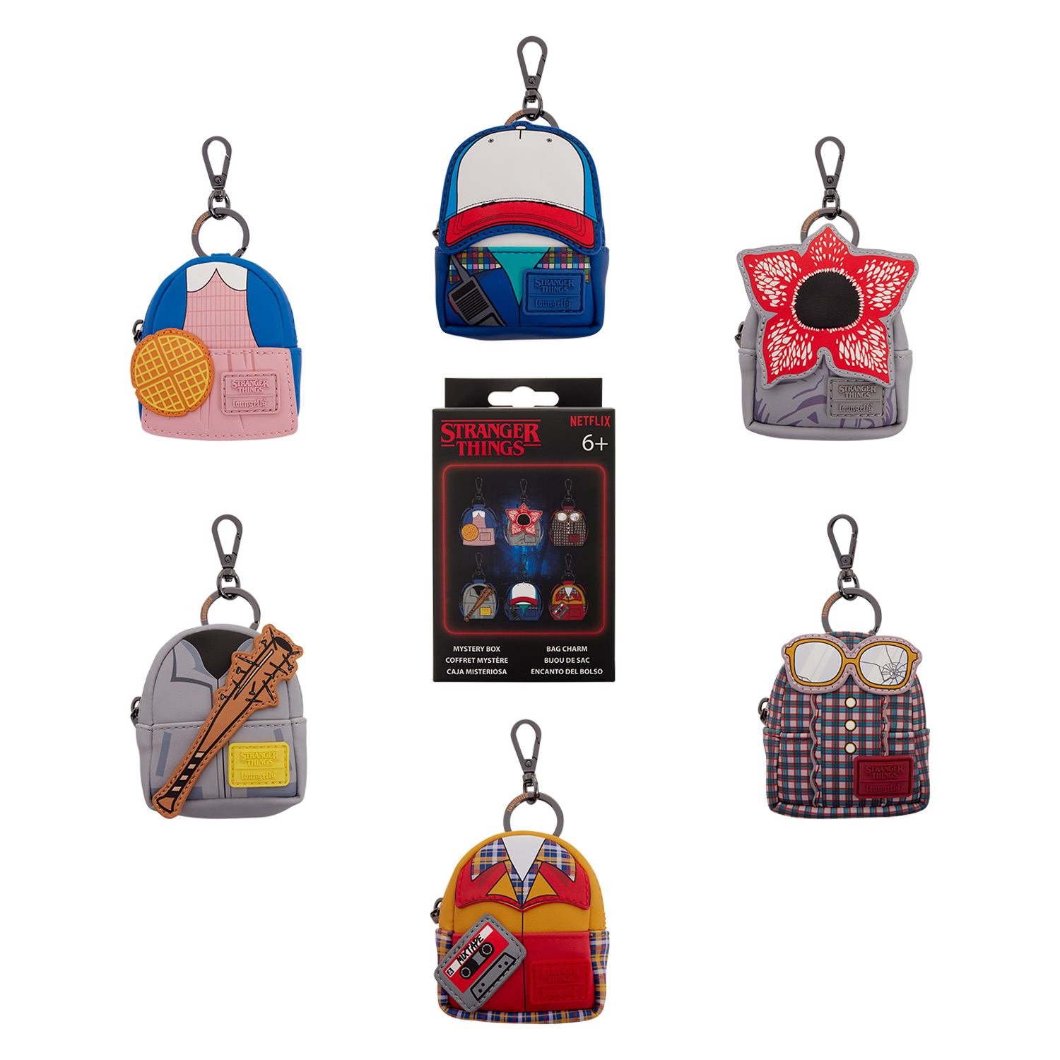 Stranger Things Mystery Mini Backpack Keychain Charm