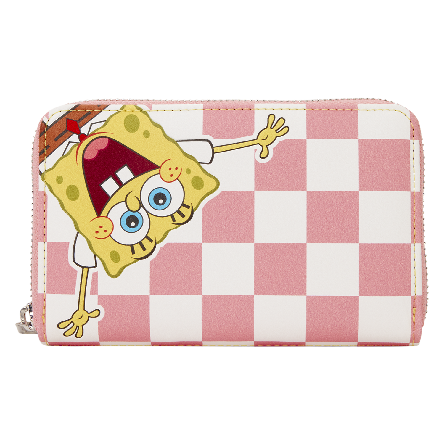 SpongeBob SquarePants & Patrick Star Checkered Zip Around Wallet