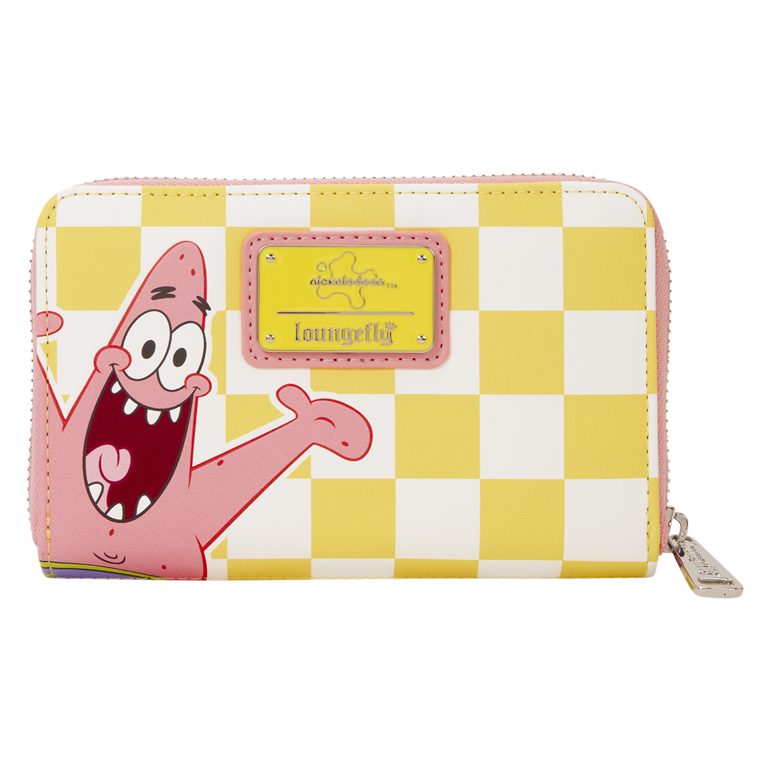 SpongeBob SquarePants & Patrick Star Checkered Zip Around Wallet - Image 6