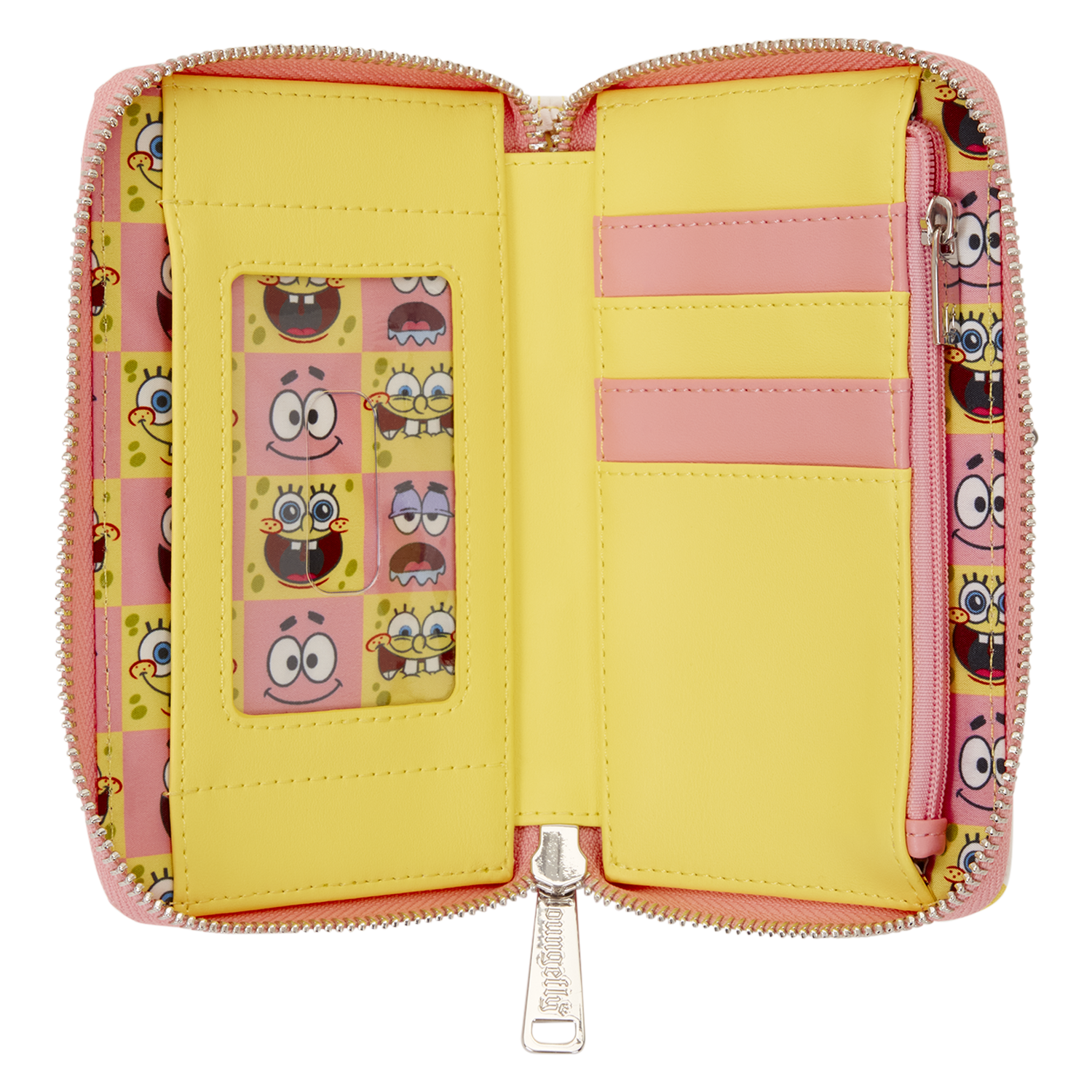 SpongeBob SquarePants & Patrick Star Checkered Zip Around Wallet - Image 5