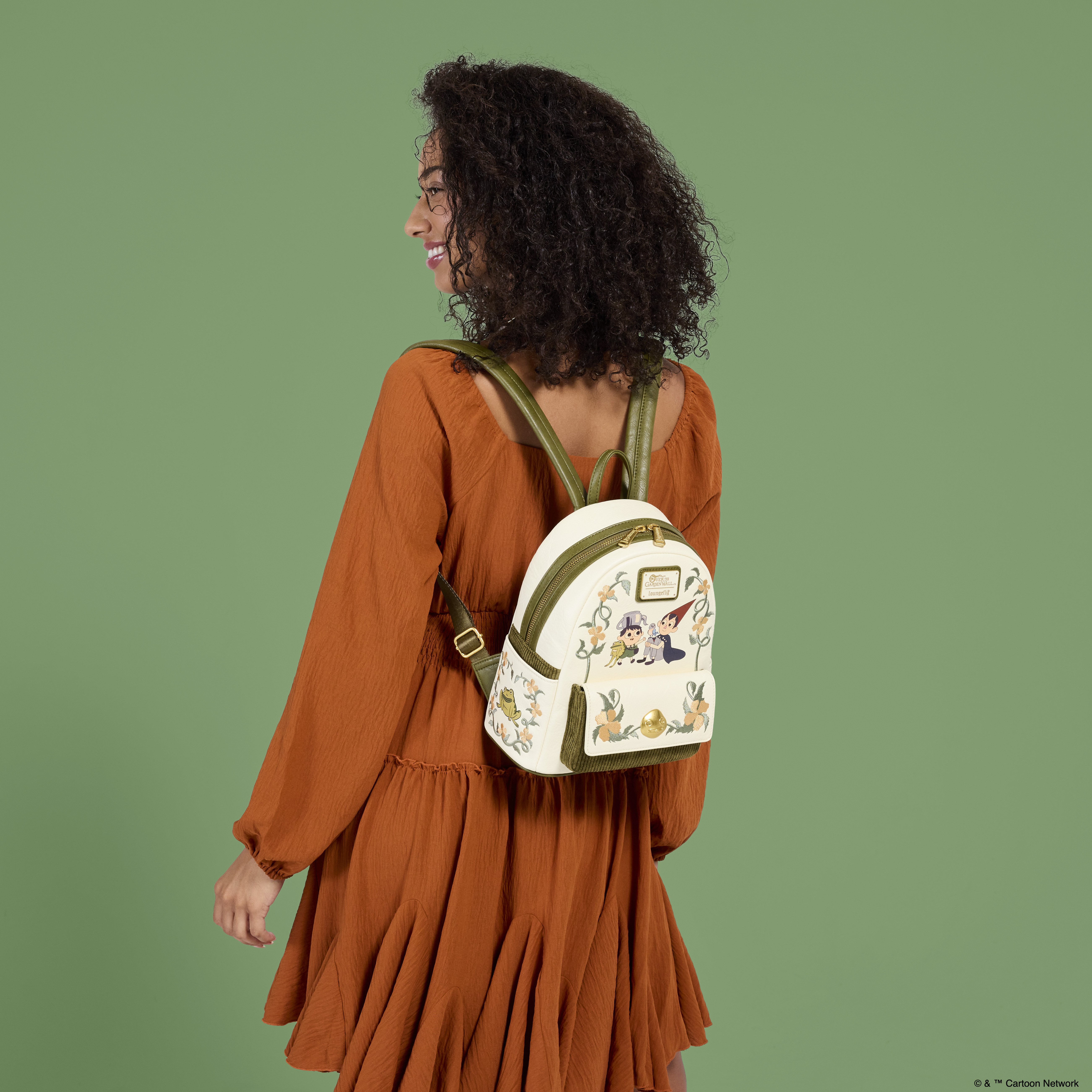 Alternative view of Over The Garden Wall Pottsfield Embroidered Mini Backpack