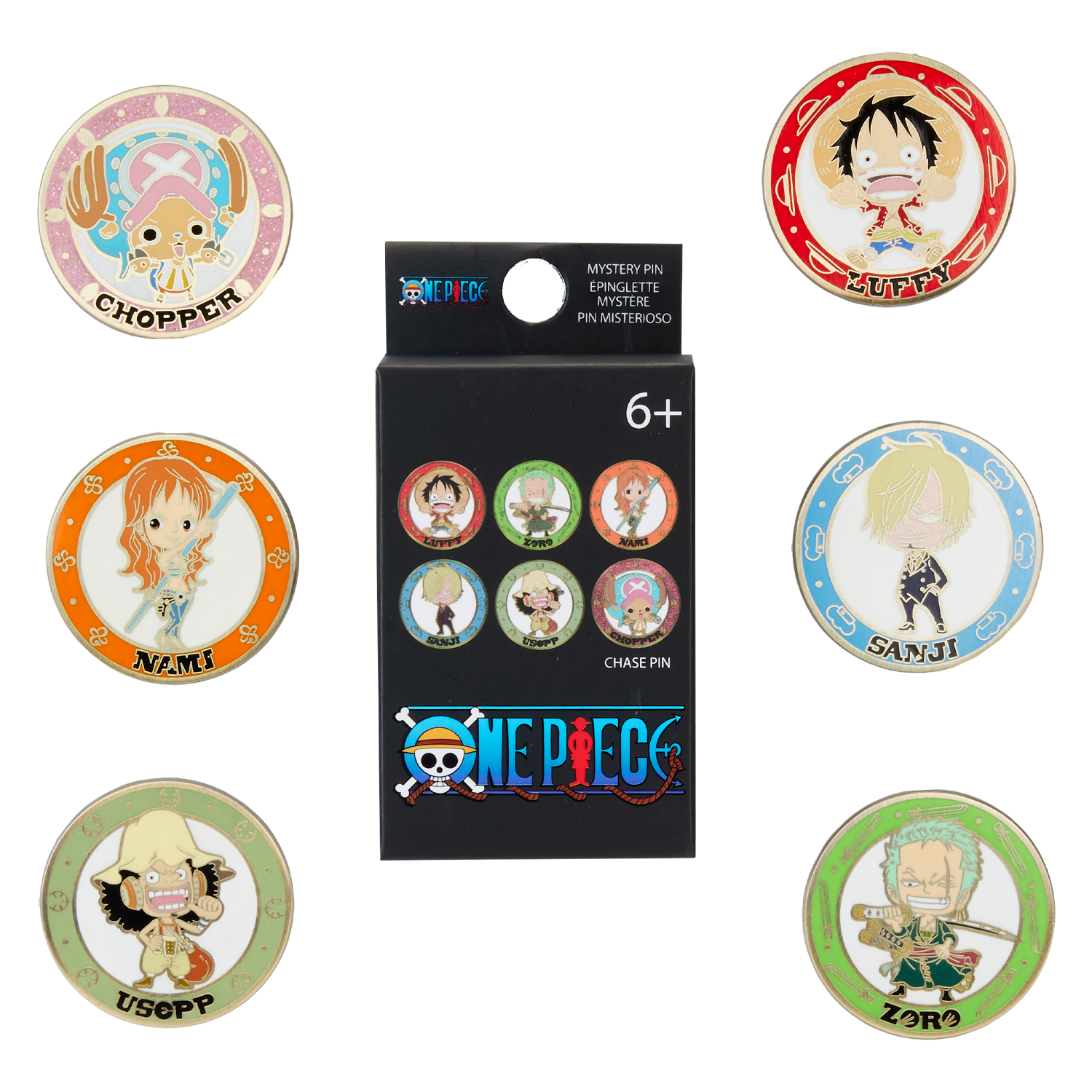 One Piece 25th Anniversary Chibi Mystery Box Pin