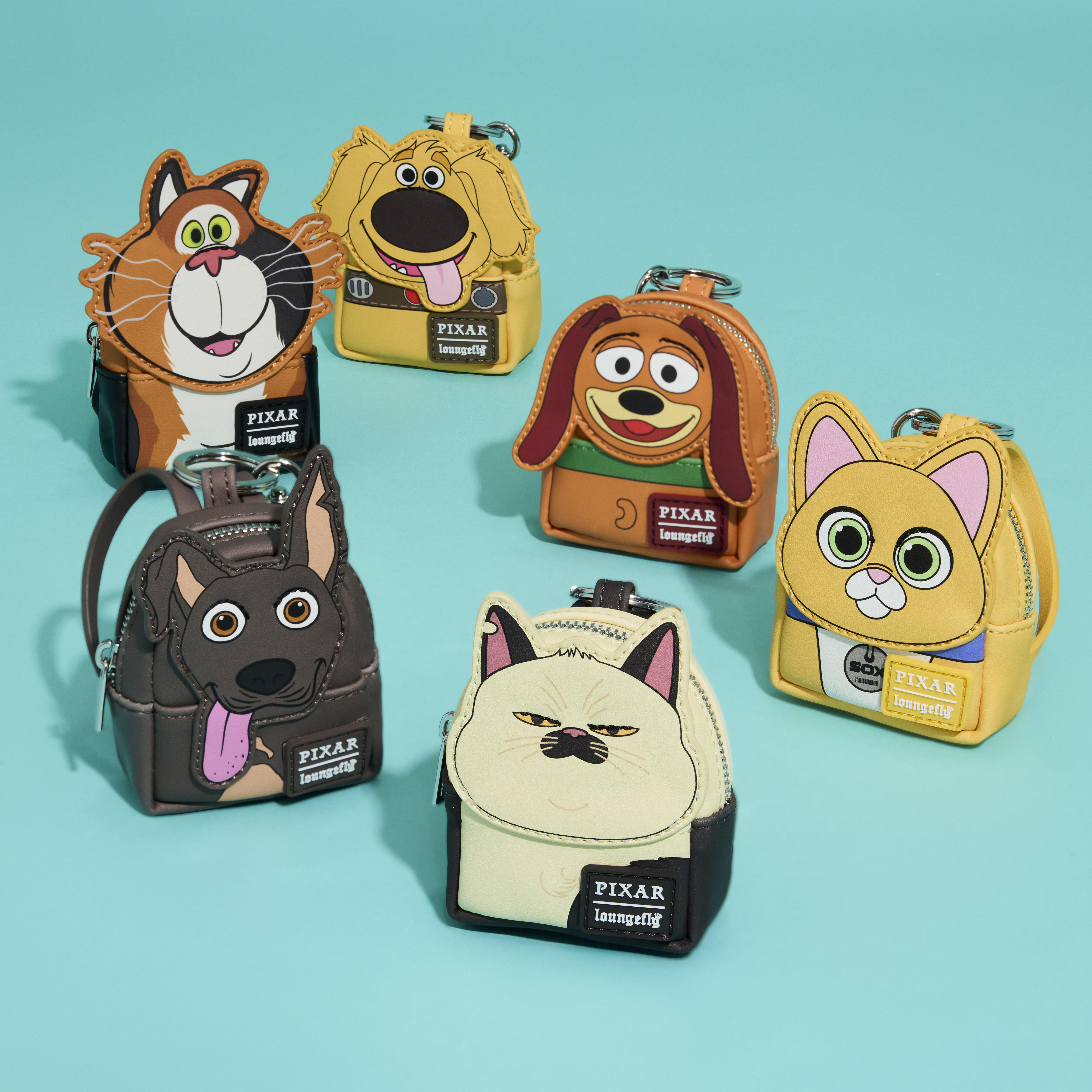 Alternative view of Pixar Dogs & Cats Cosplay Mystery Mini Backpack Keychain Charm