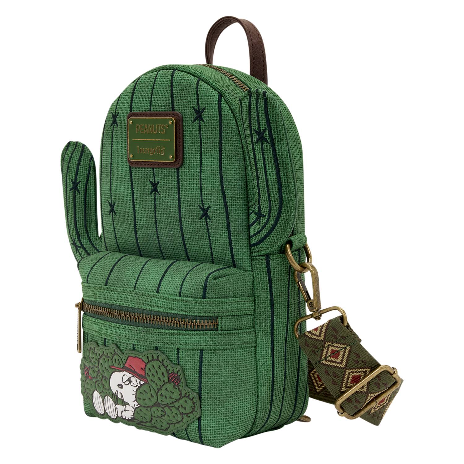 Peanuts Spike Desert Cactus Sling Crossbody Bag - Image 3