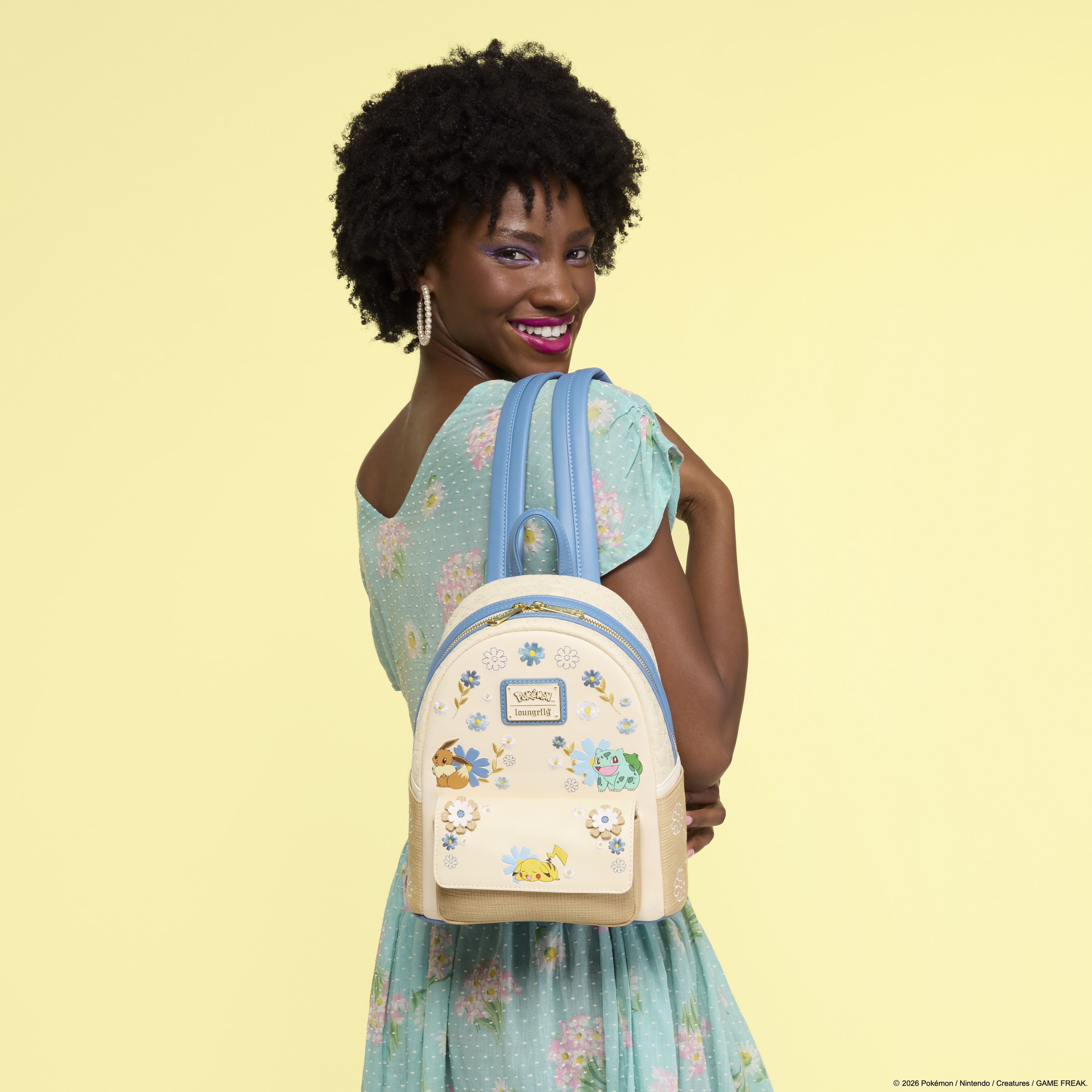 Alternative view of Pokémon Floral Mini Backpack