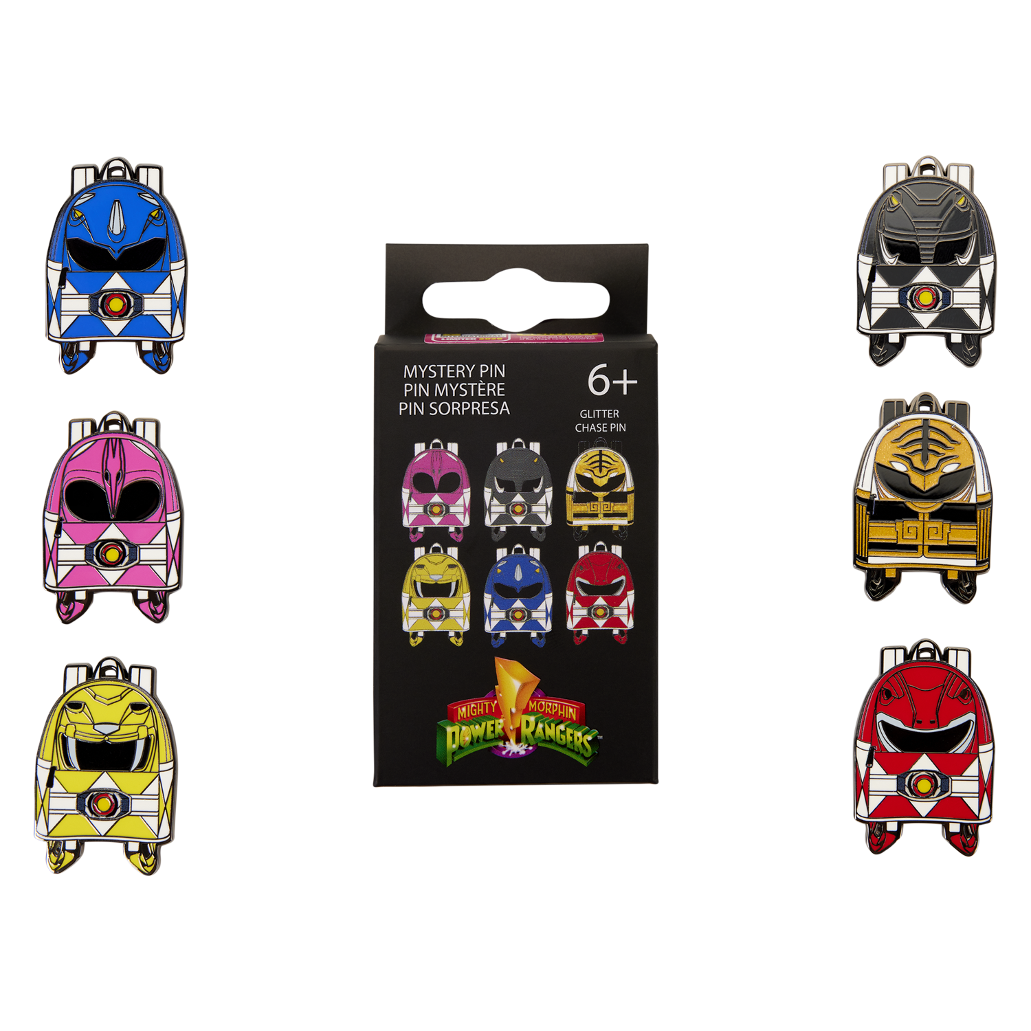 Power Rangers Exclusive Mini Backpack Mystery Box Pin