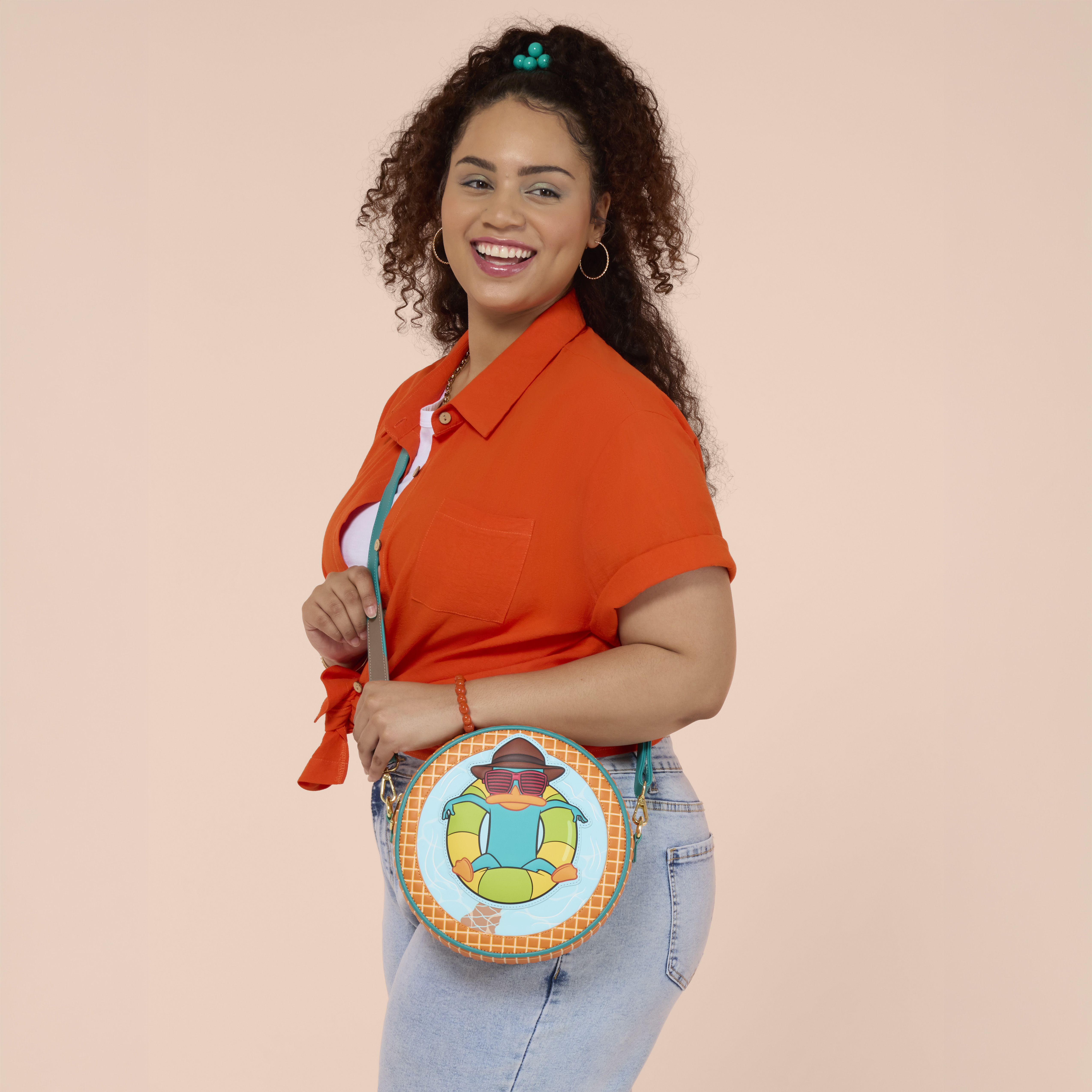 Phineas & Ferb Perry the Platypus Pool Crossbody Bag - Image 2