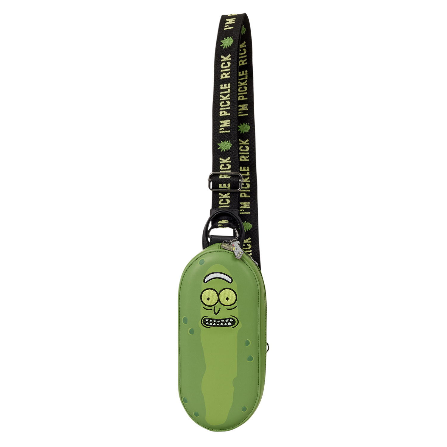 Rick and Morty Pickle Rick Sling Crossbody Bag