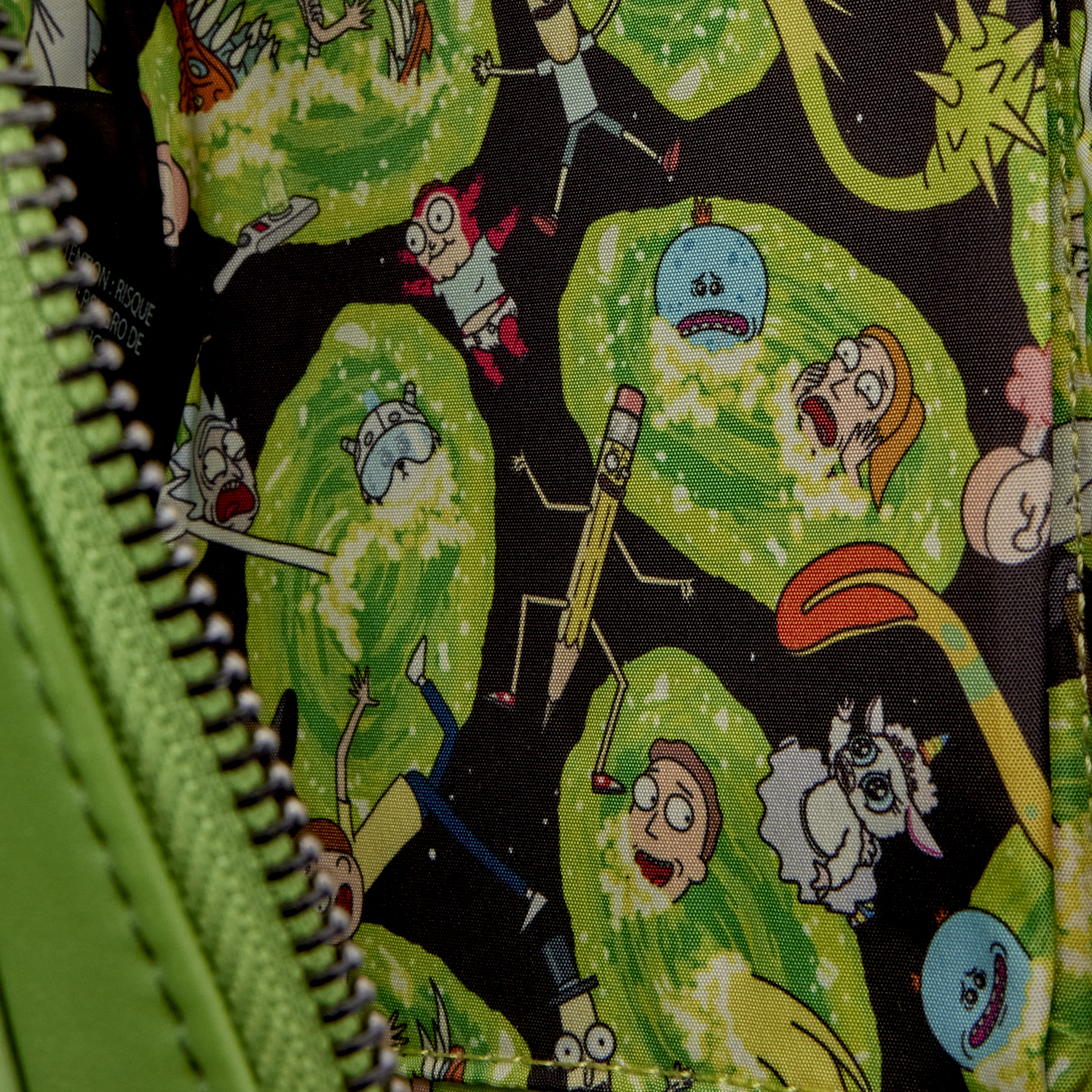 Rick and Morty Pickle Rick Sling Crossbody Bag - Image 6