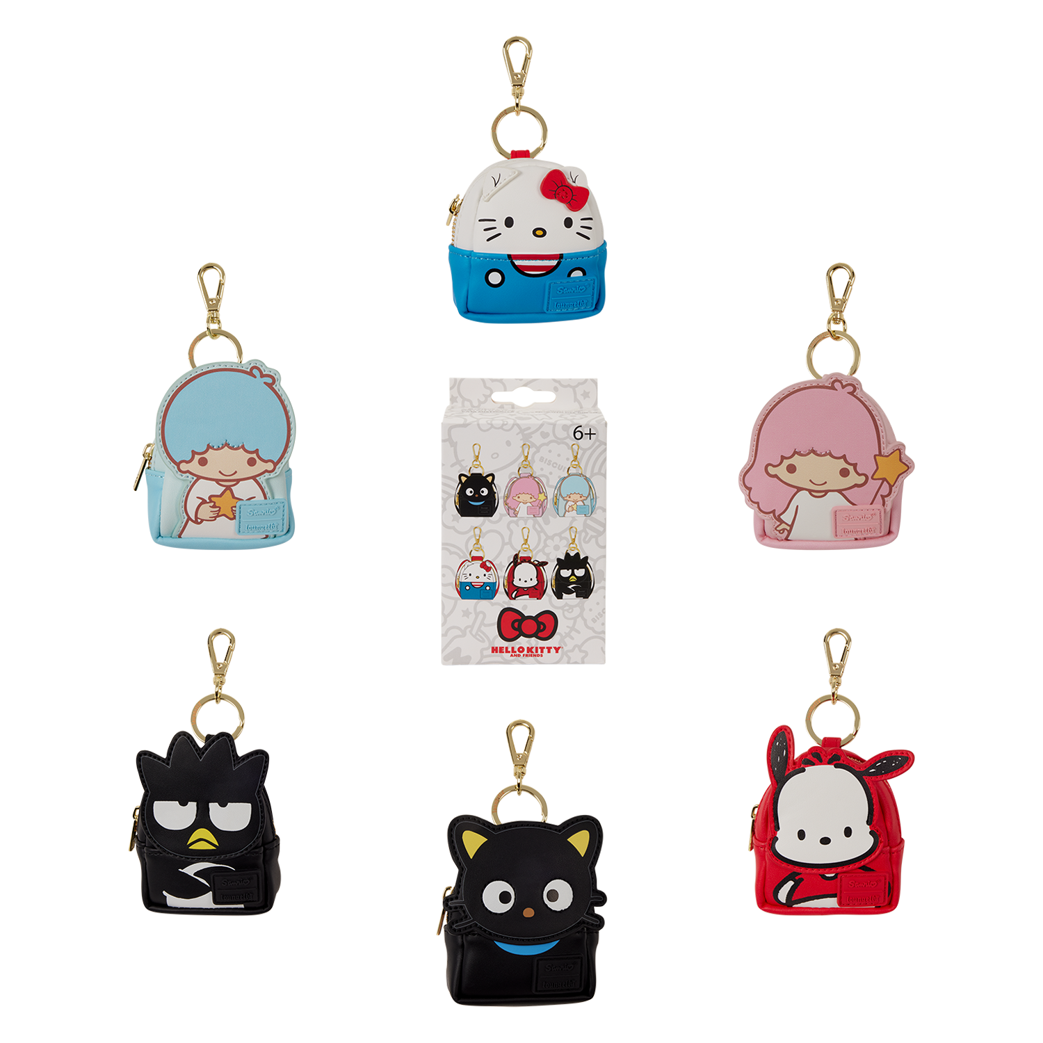 Sanrio Characters Cosplay Mystery Mini Backpack Keychain Charm