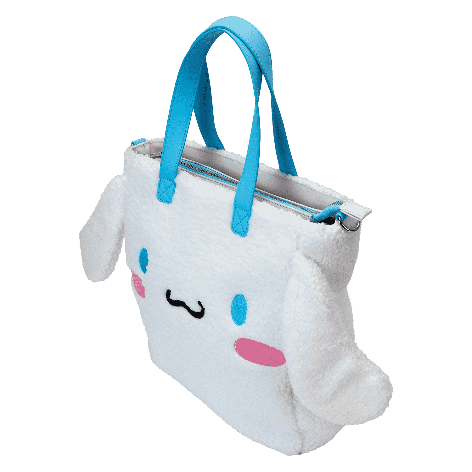Sanrio Cinnamoroll Cosplay Sherpa Tote Crossbody Bag With Coin Bag - Image 6