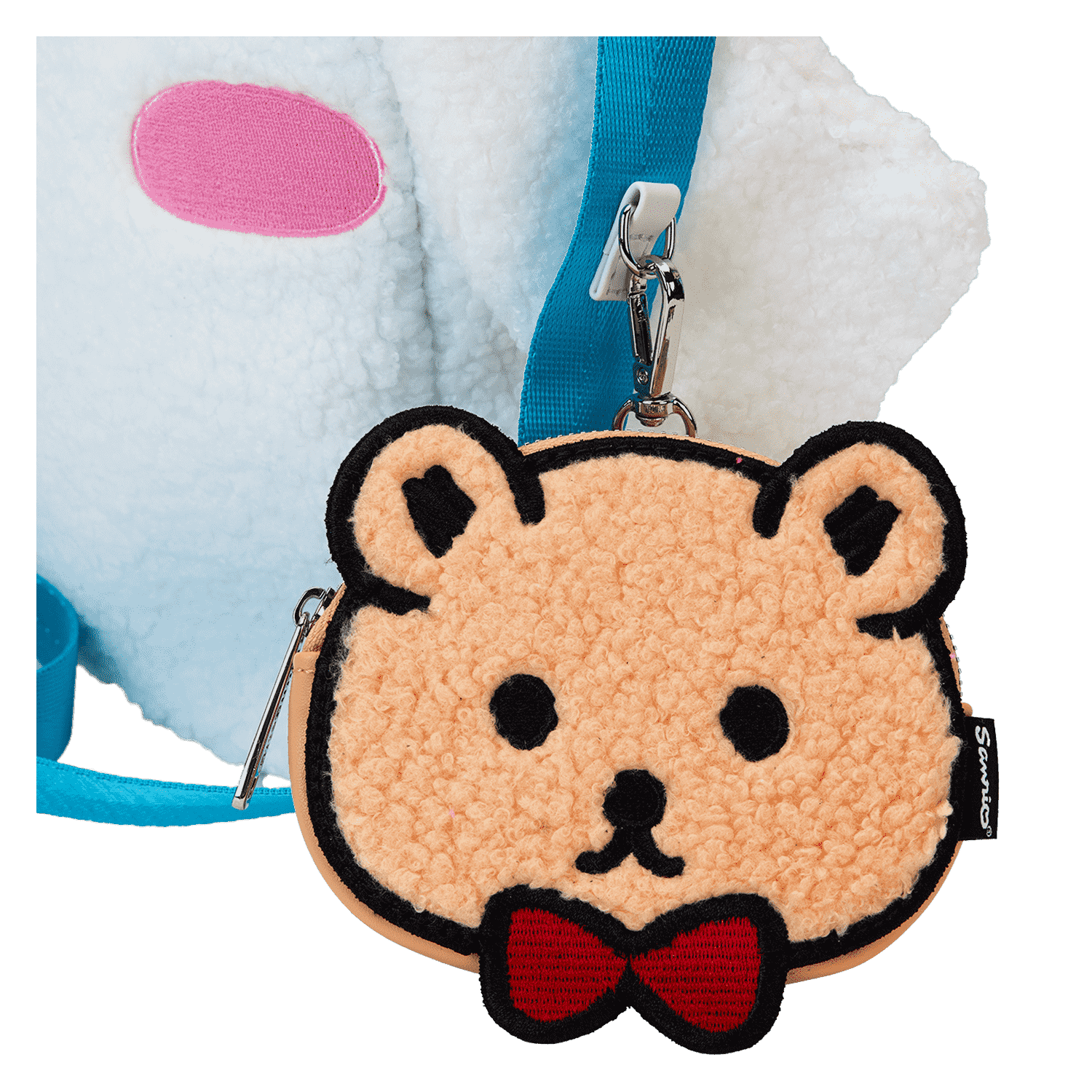 Sanrio Cinnamoroll Cosplay Sherpa Tote Crossbody Bag With Coin Bag - Image 10