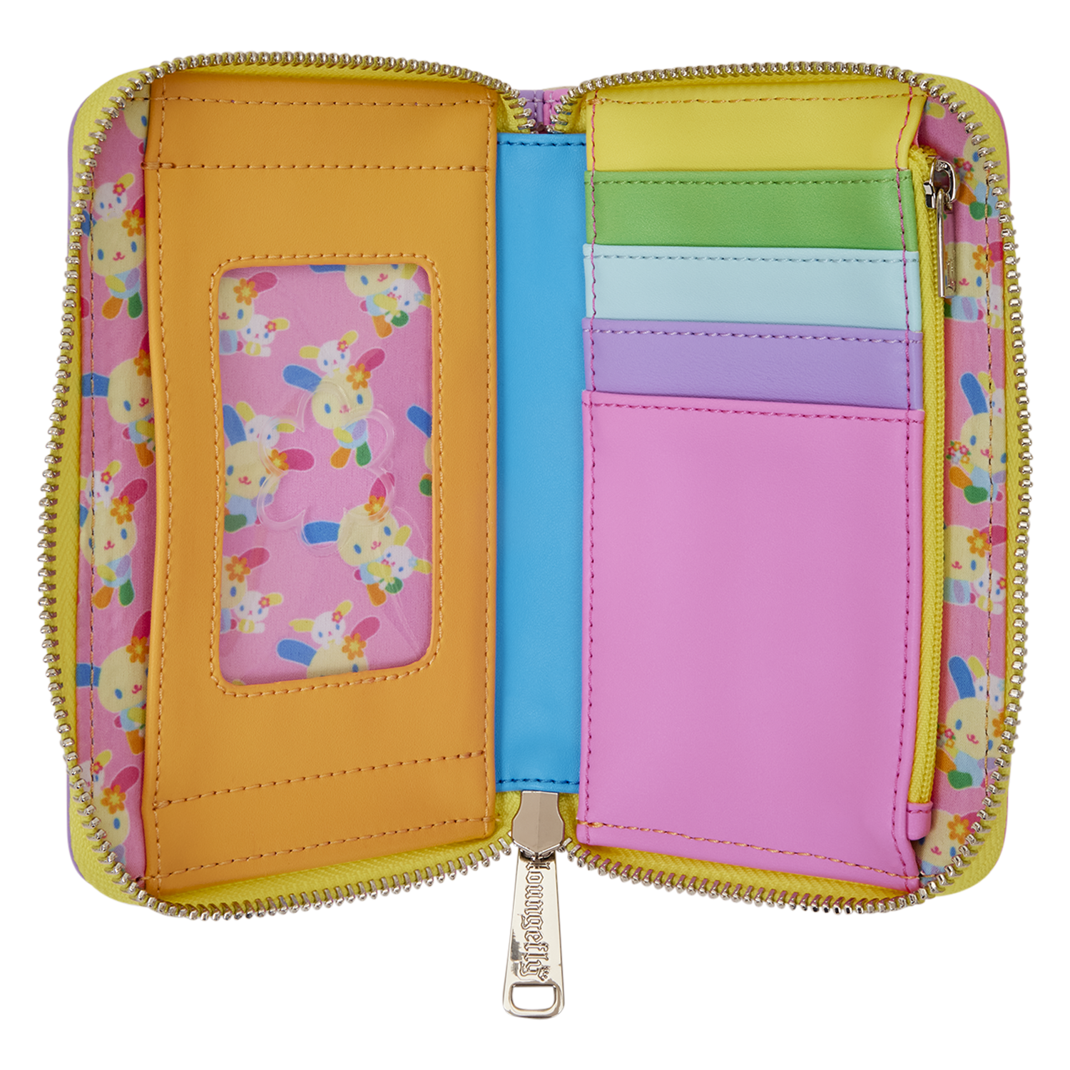 Sanrio Exclusive U*SA*HA*NA Color Block Zip Around Wallet - Image 6