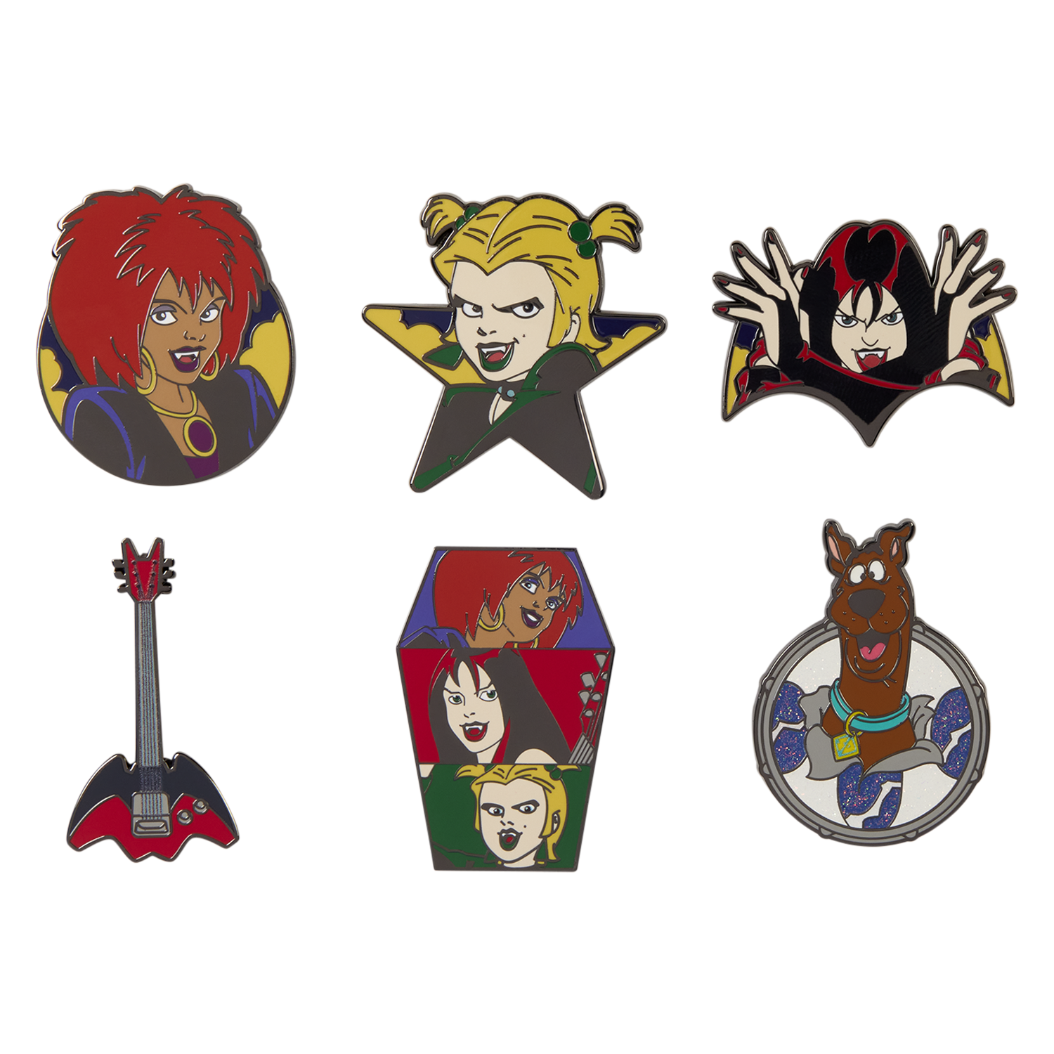 Alternative view of Scooby-Doo! Hex Girls Mystery Box Pins
