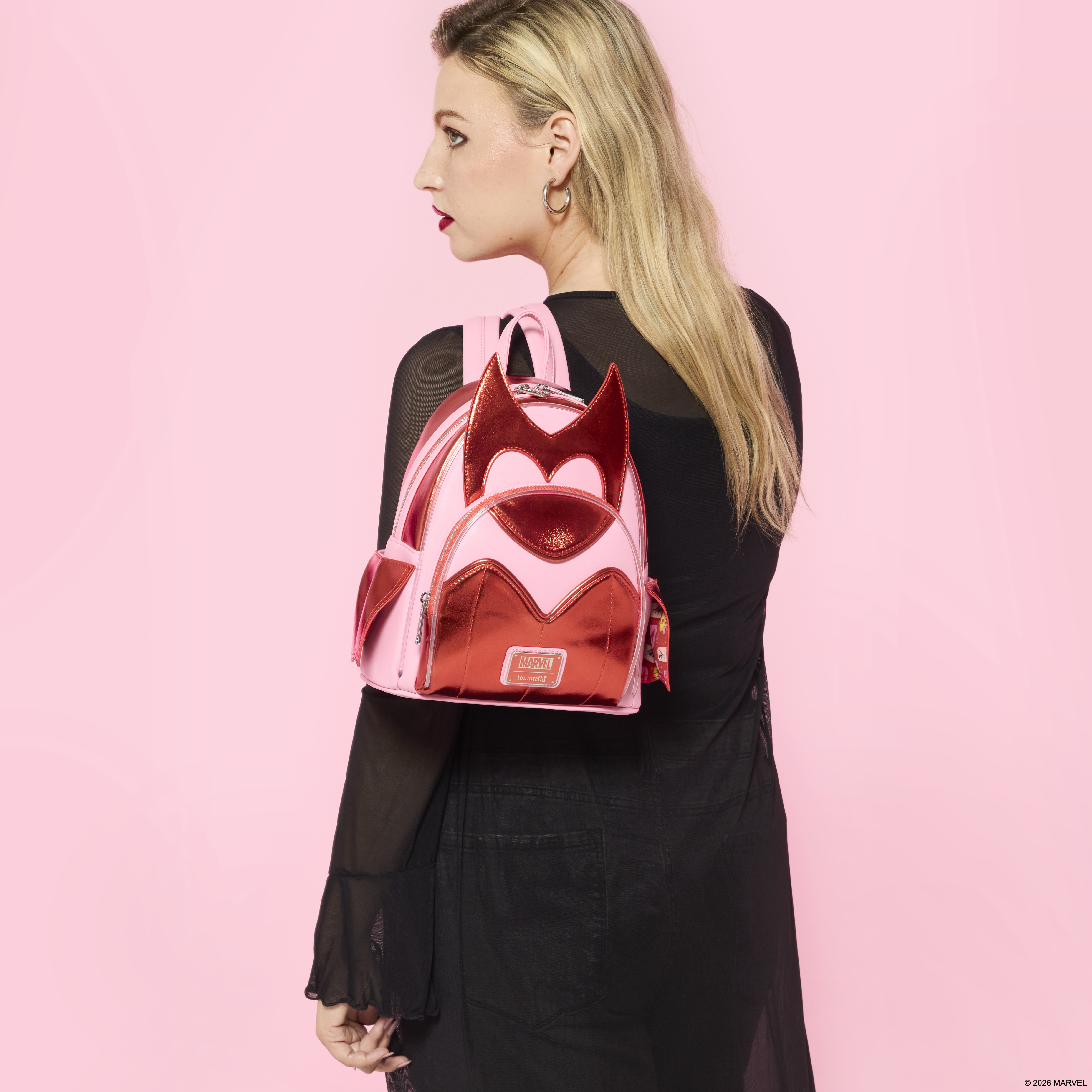 Scarlet Witch Wanda Cosplay Light-Up Mini Backpack - Image 3