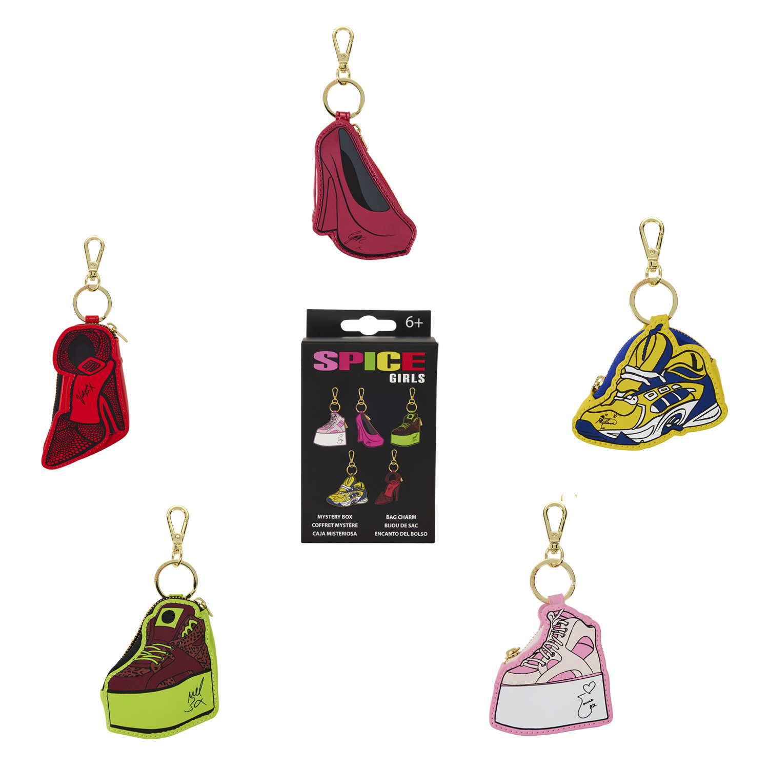 Spice Girls Exclusive Mystery Keychain Charm
