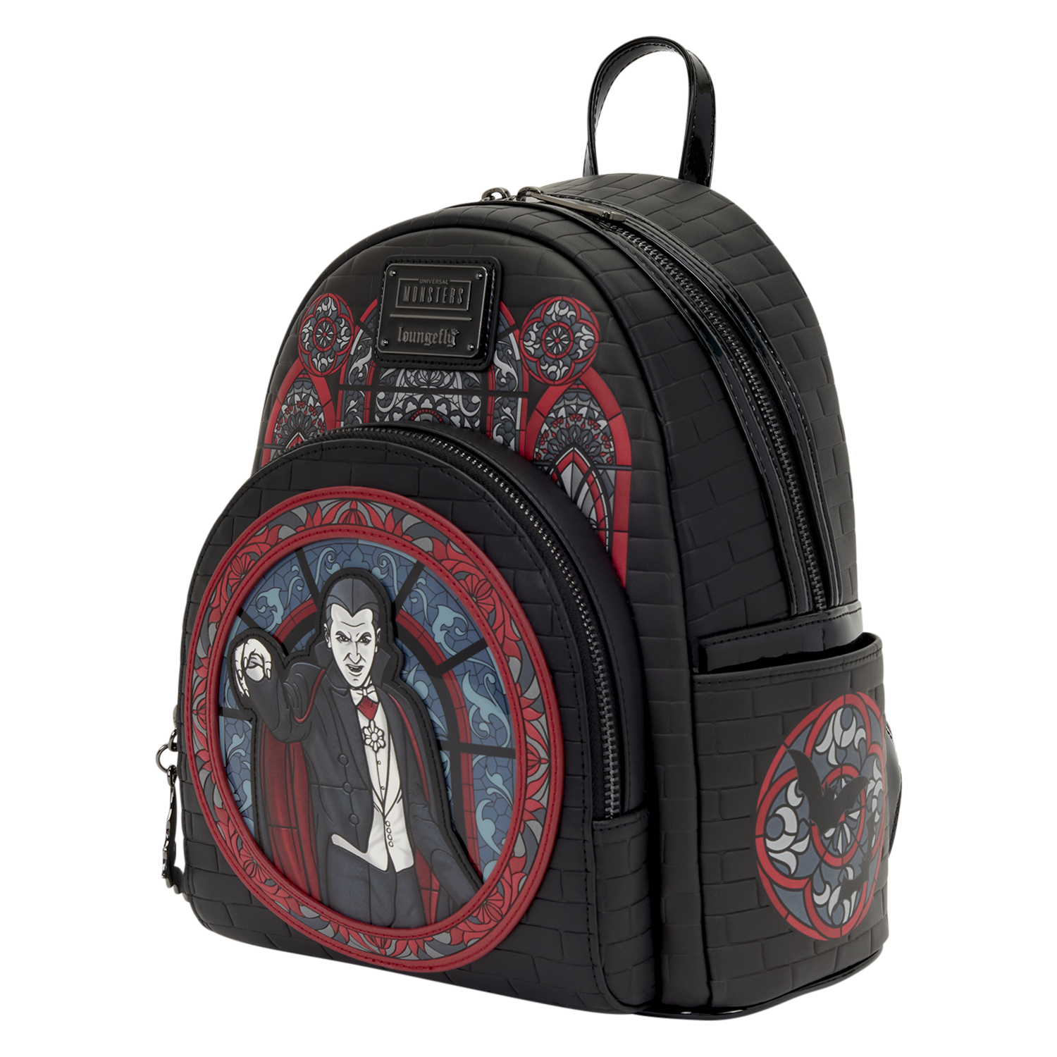 Universal Monsters Dracula Stained Glass Mini Backpack - Image 4