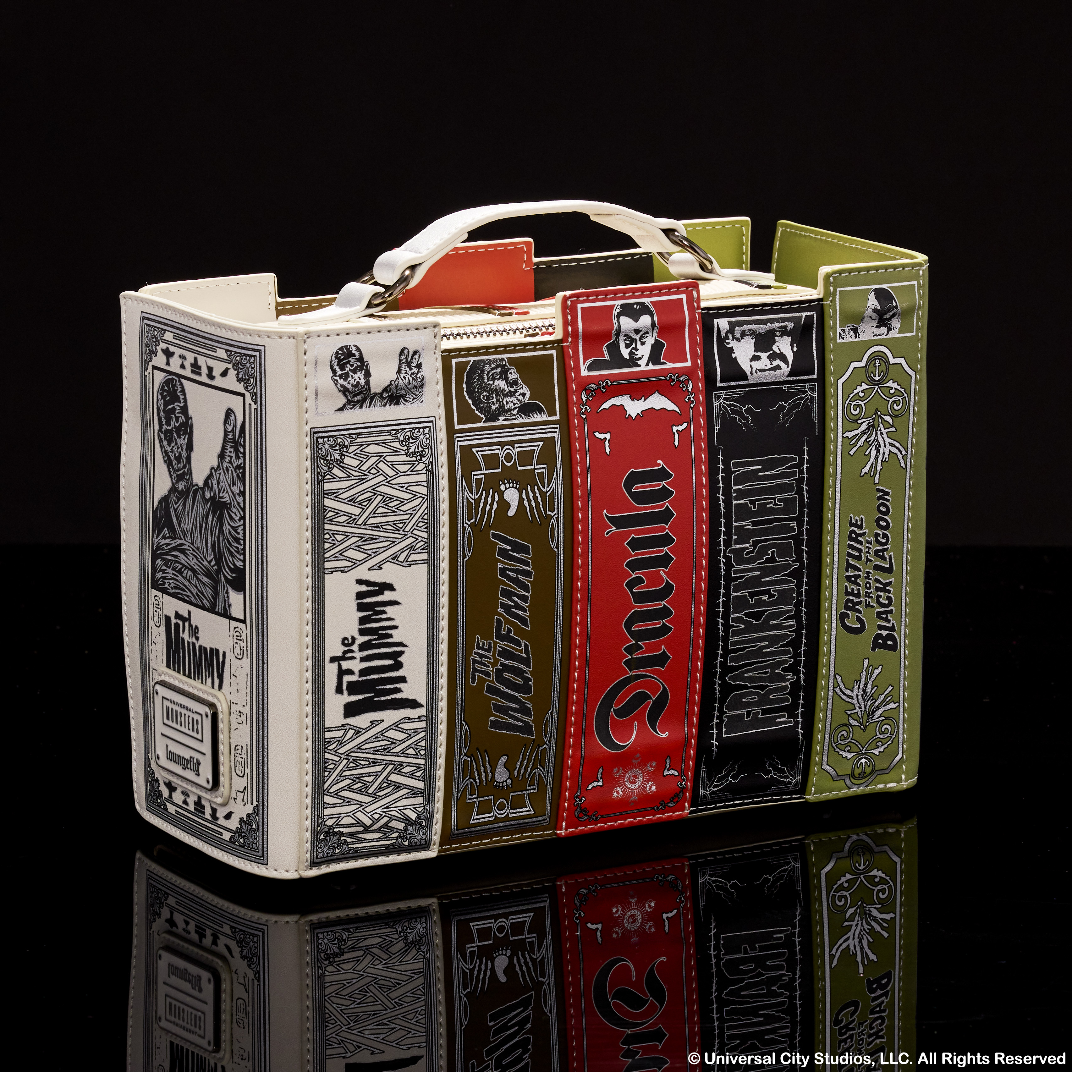 Alternative view of Universal Monsters Exclusive Books Collection Glow Crossbody Bag