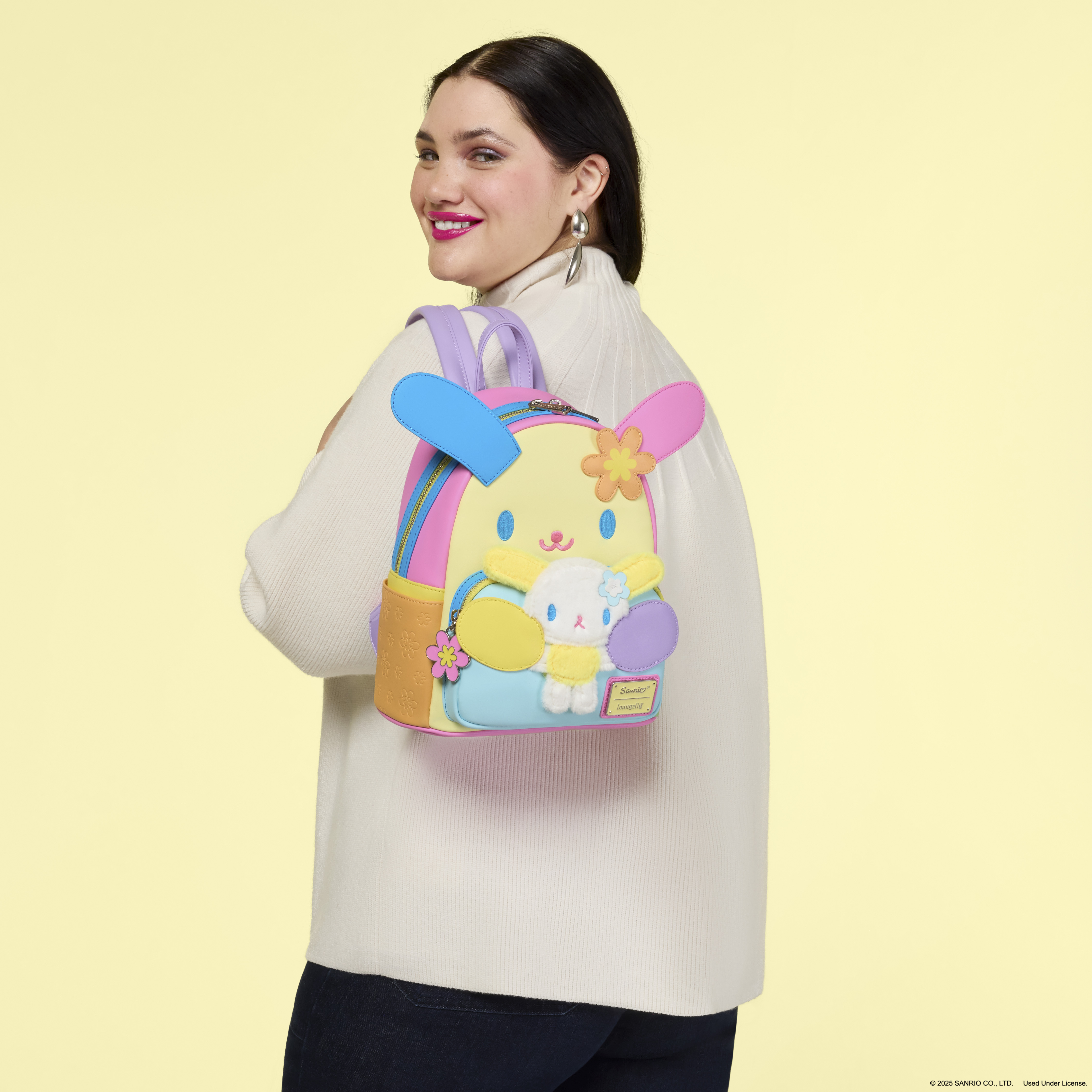 Alternative view of Sanrio Exclusive U*SA*HA*NA Color Block Cosplay Mini Backpack