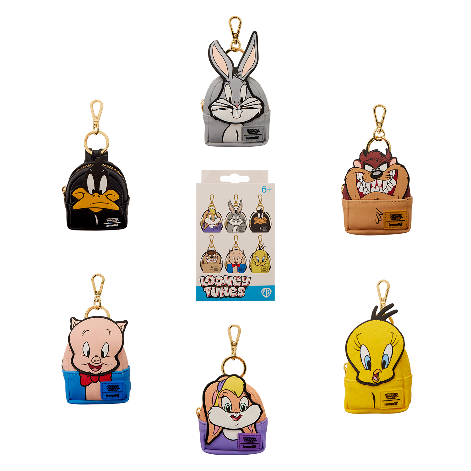 Looney Tunes Cosplay Mystery Mini Backpack Keychain Charm