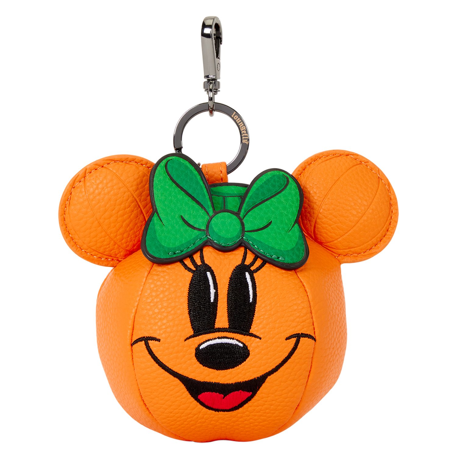 Minnie Mouse Pumpkin Figural Keychain Charm