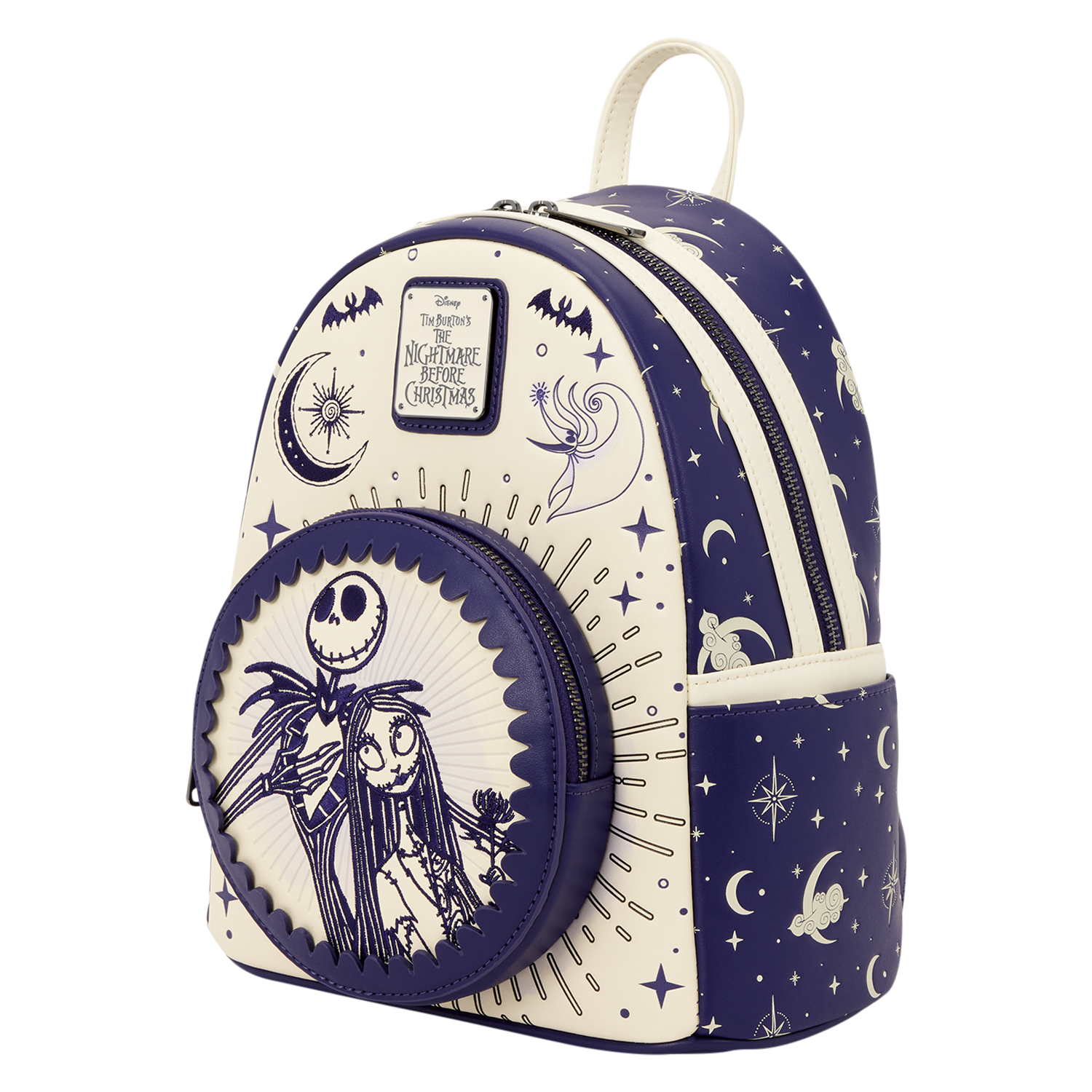 The Nightmare Before Christmas Jack Skellington & Sally Night Sky Mini Backpack - Image 3