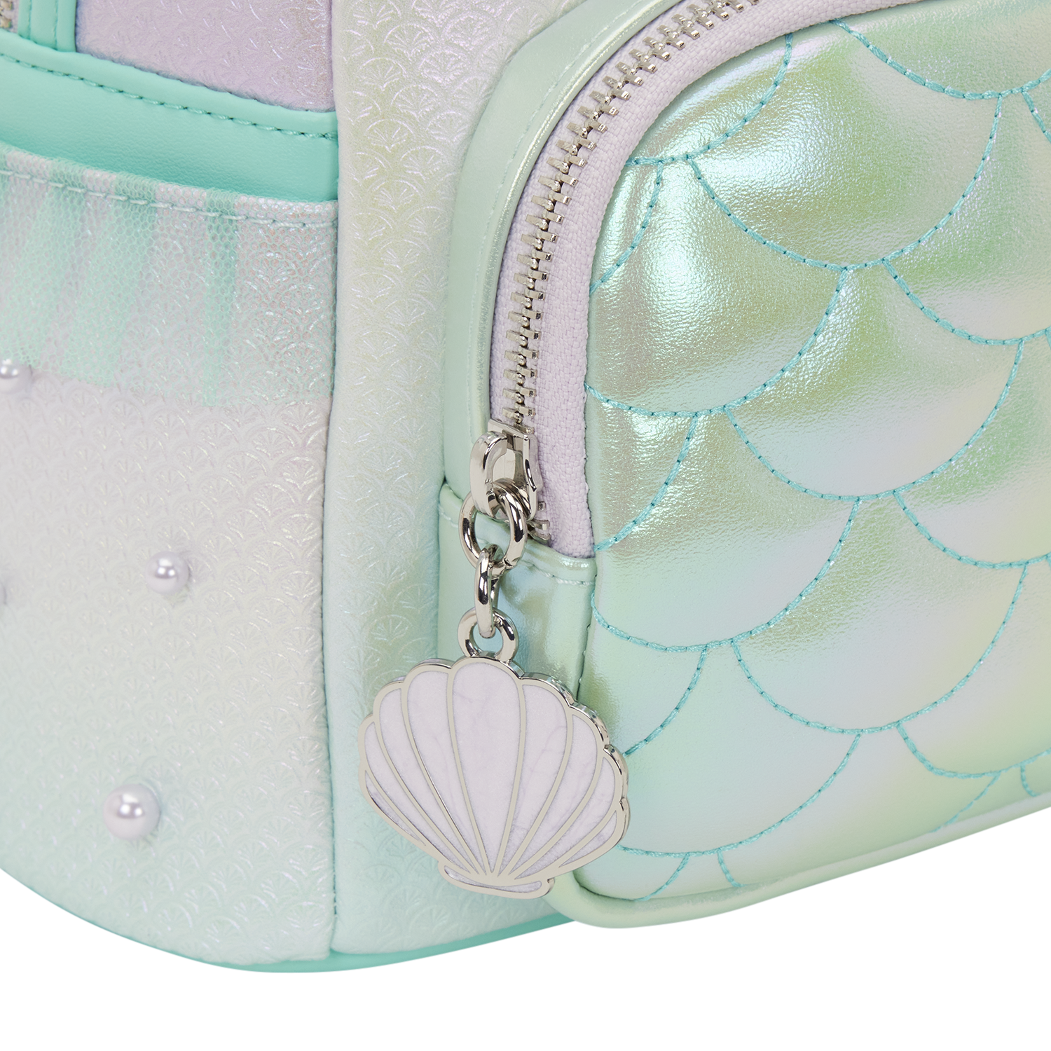 The Little Mermaid Iridescent Pearl Mini Backpack - Image 7