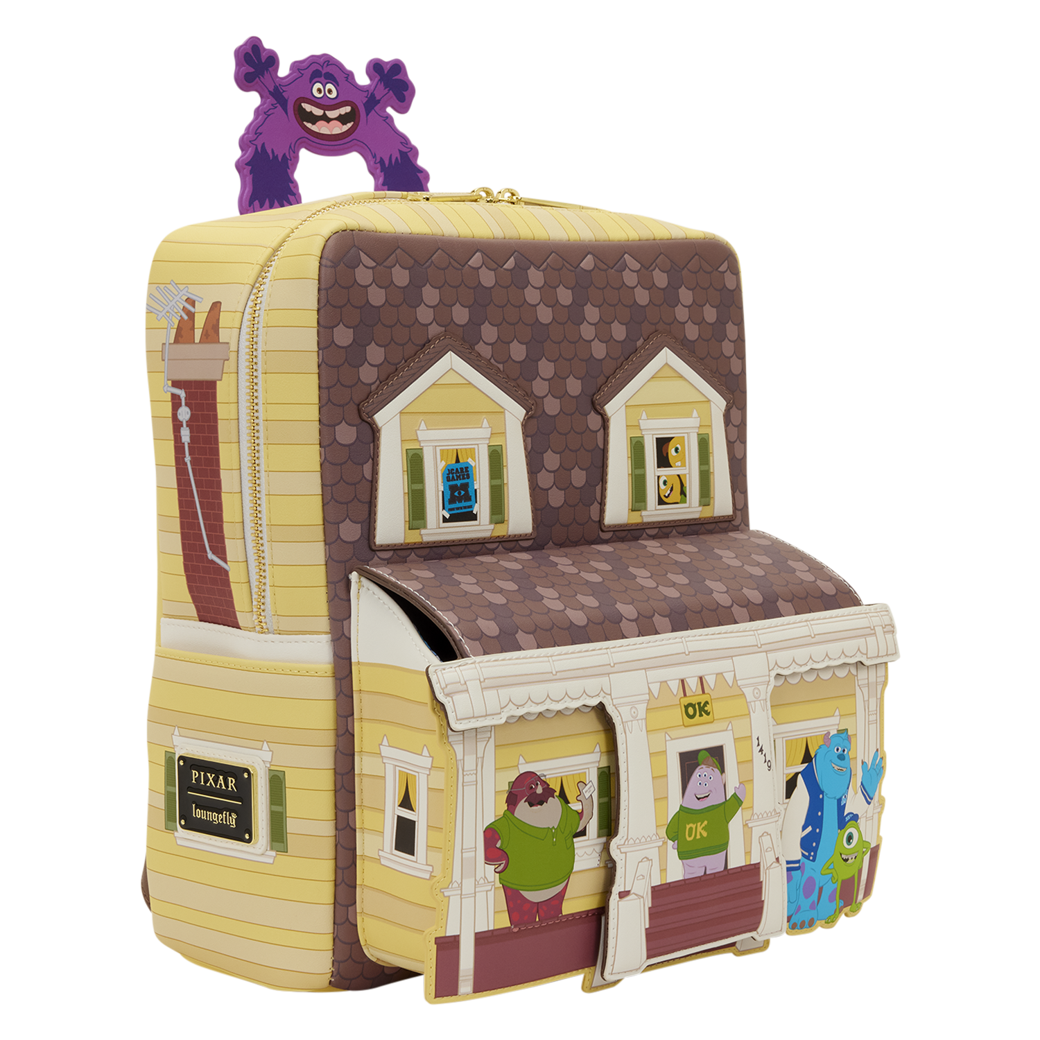 Monsters University Oozma Kappa House Figural Mini Backpack - Image 5