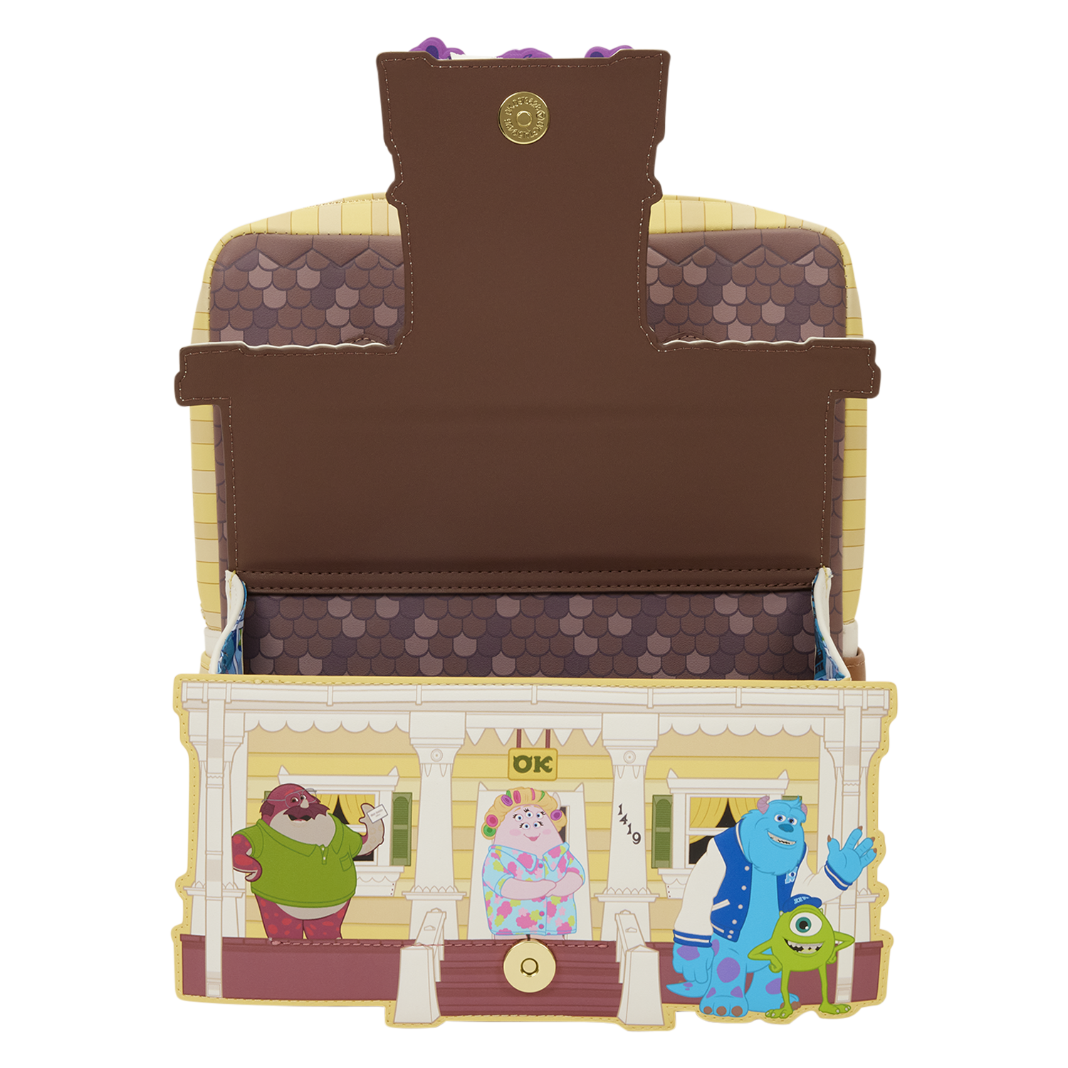 Monsters University Oozma Kappa House Figural Mini Backpack - Image 4