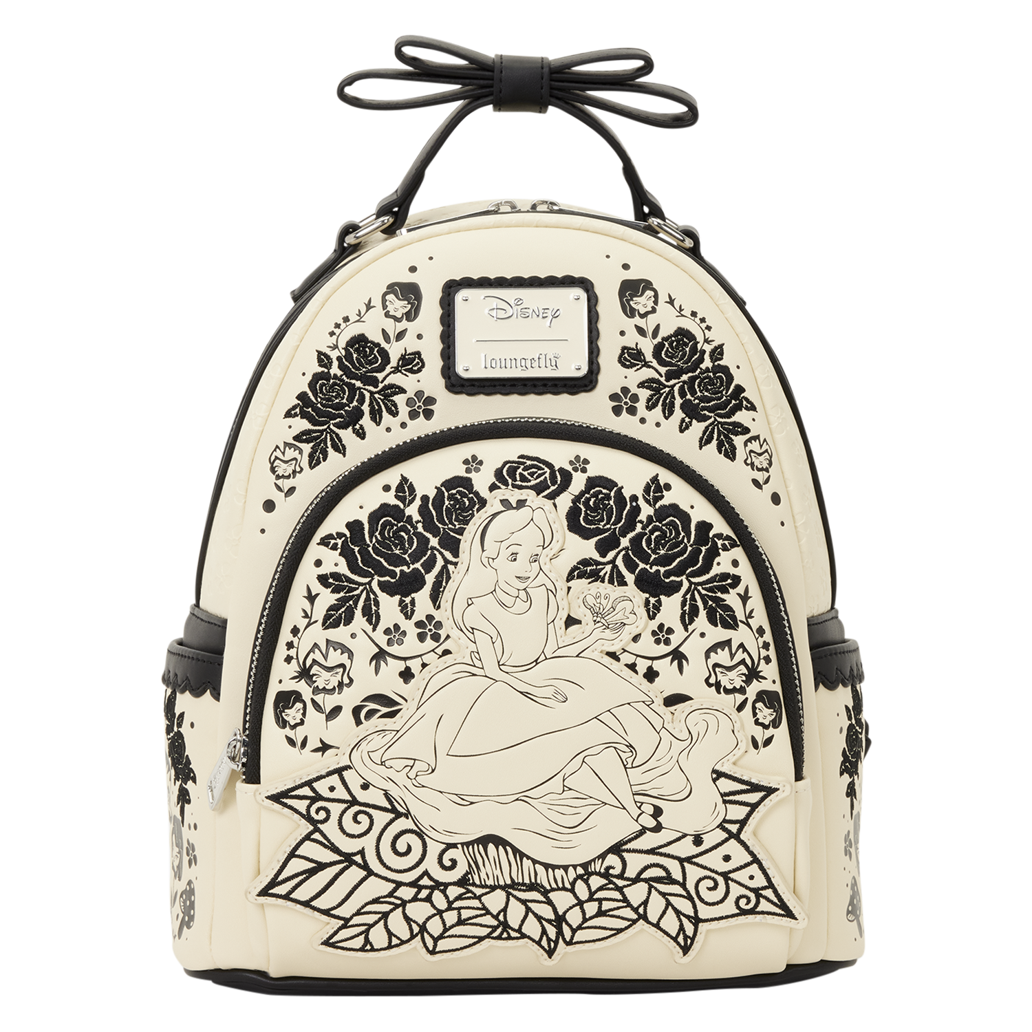 Alice in Wonderland Floral Mini Backpack