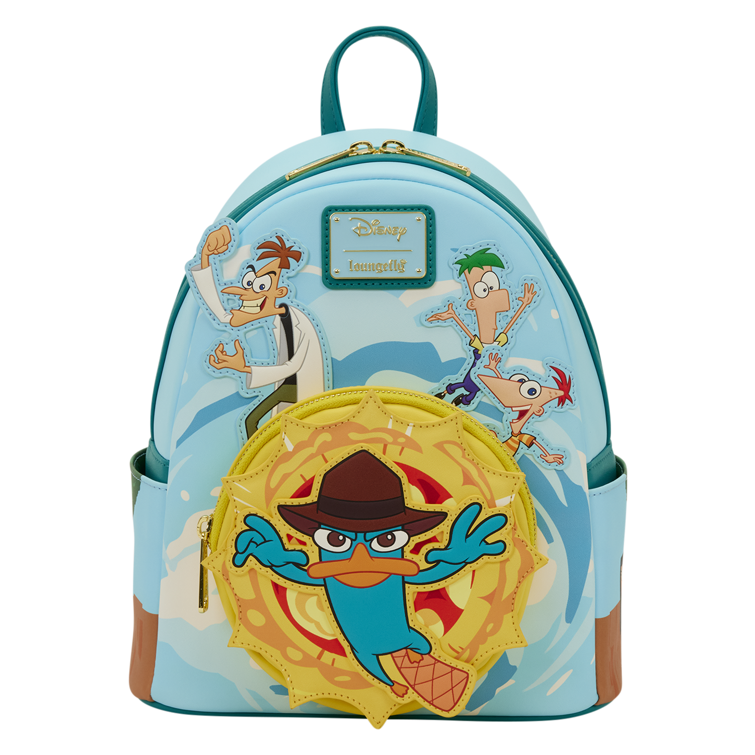 Phineas & Ferb Light-Up Mini Backpack