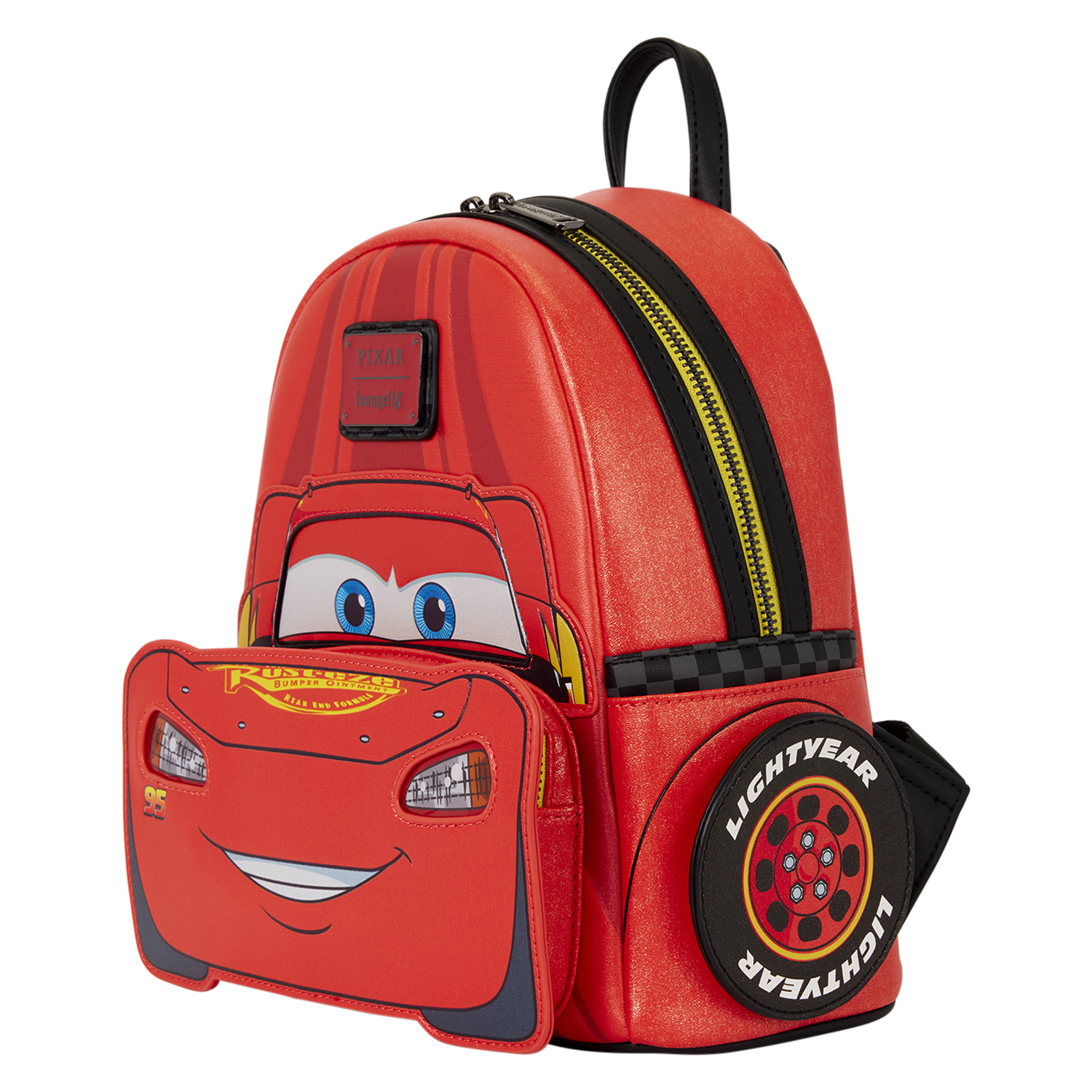 Cars 20th Anniversary Lightning McQueen Cosplay Light-Up Mini Backpack - Image 4