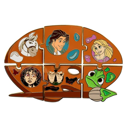 Alternative view of Tangled Paints Puzzle Mystery Box Pin