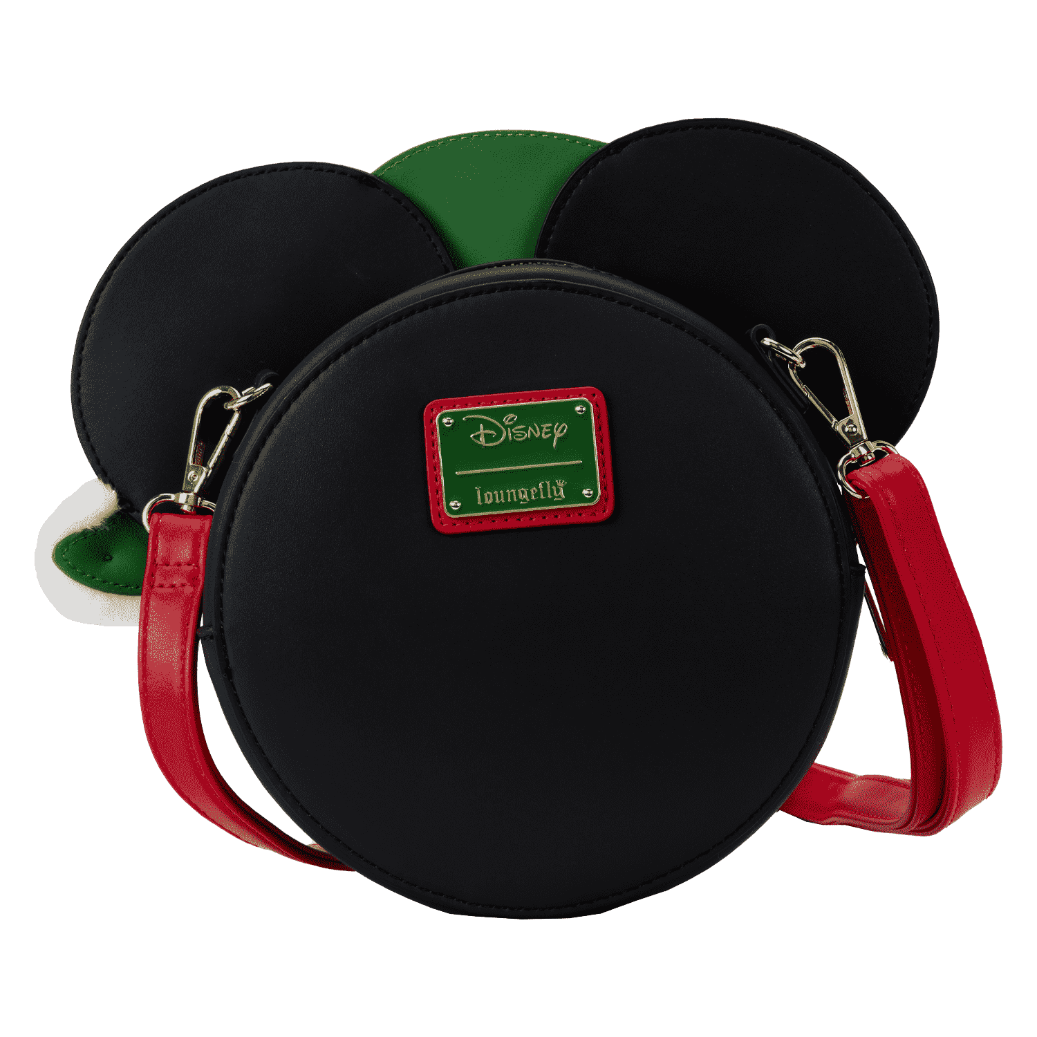 Minnie Mouse Polka Dot Santa Hat Quilted Crossbody Bag - Image 3