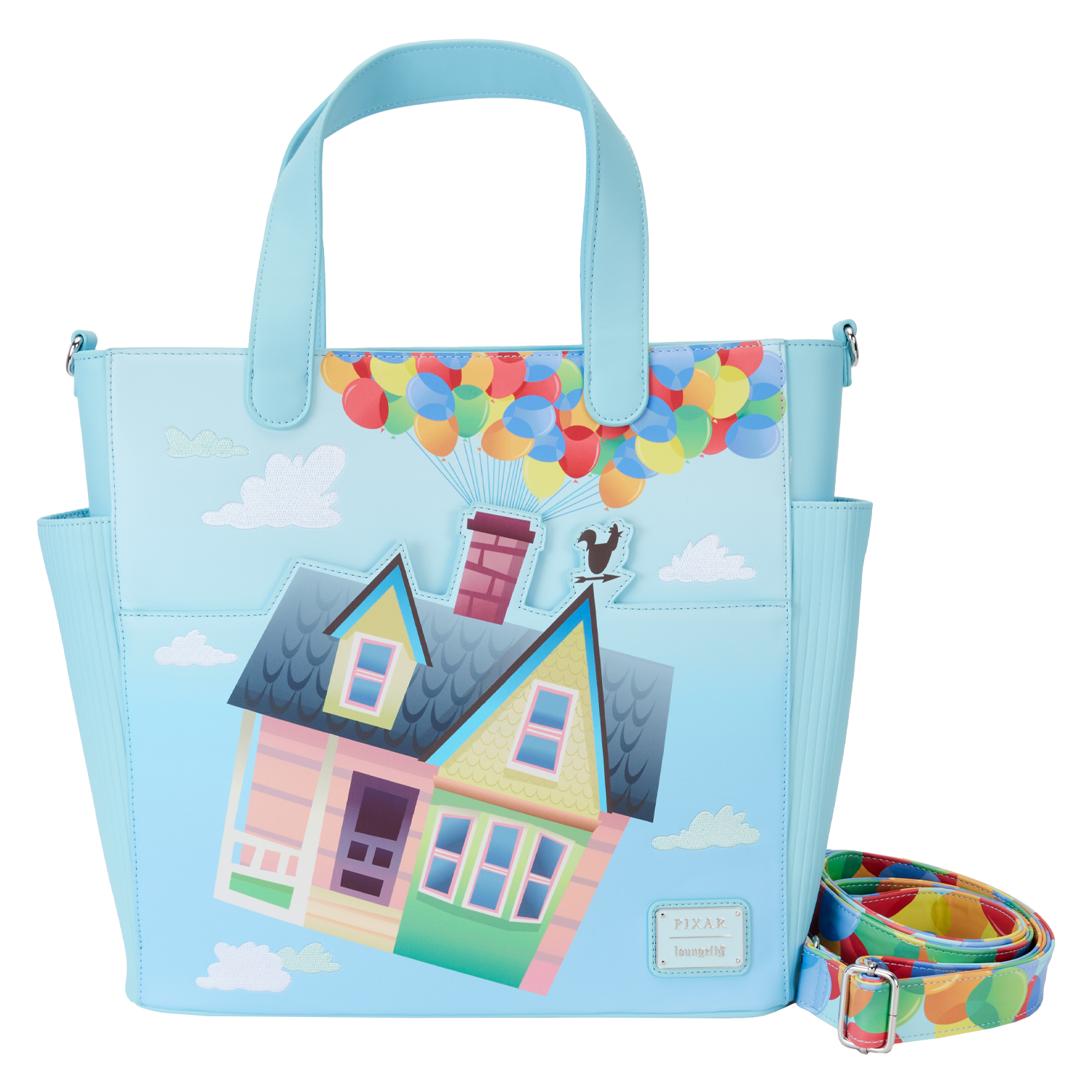 Up Balloon House Convertible Backpack & Tote Crossbody Bag