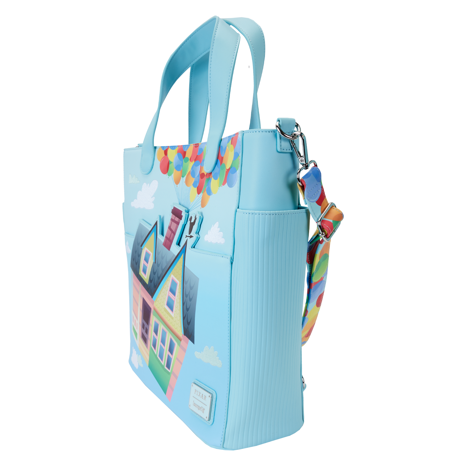 Up Balloon House Convertible Backpack & Tote Crossbody Bag - Image 3