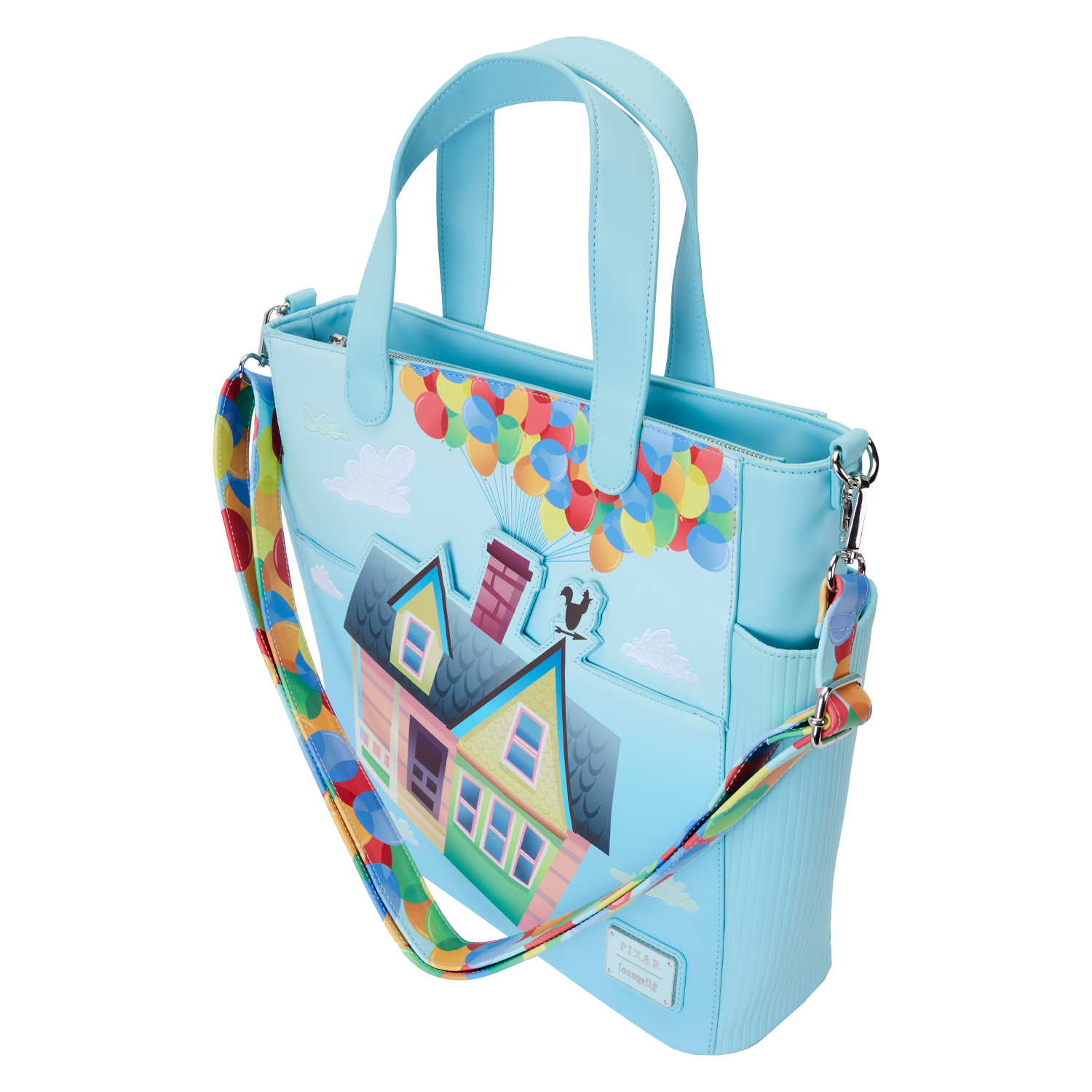 Up Balloon House Convertible Backpack & Tote Crossbody Bag - Image 4