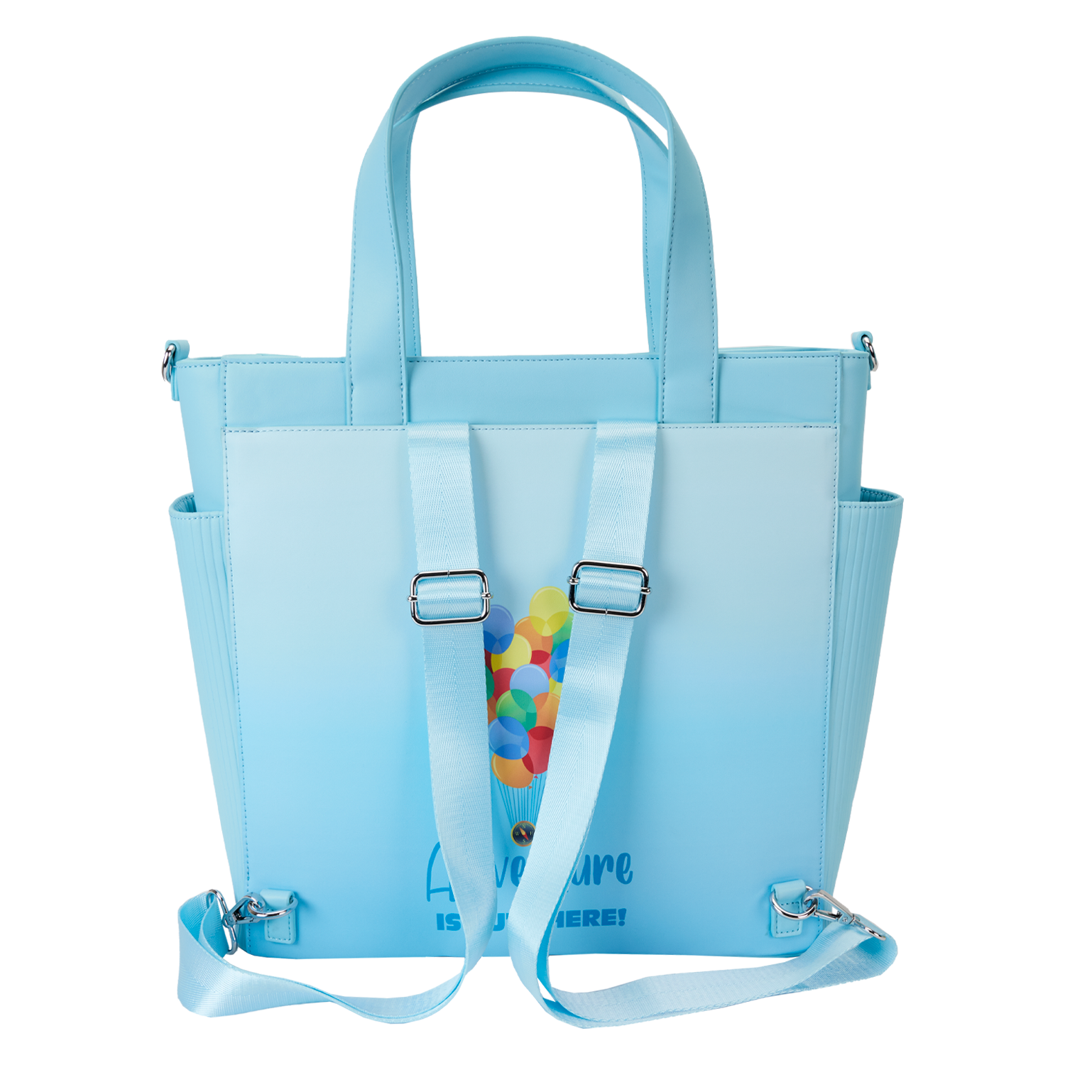 Up Balloon House Convertible Backpack & Tote Crossbody Bag - Image 6