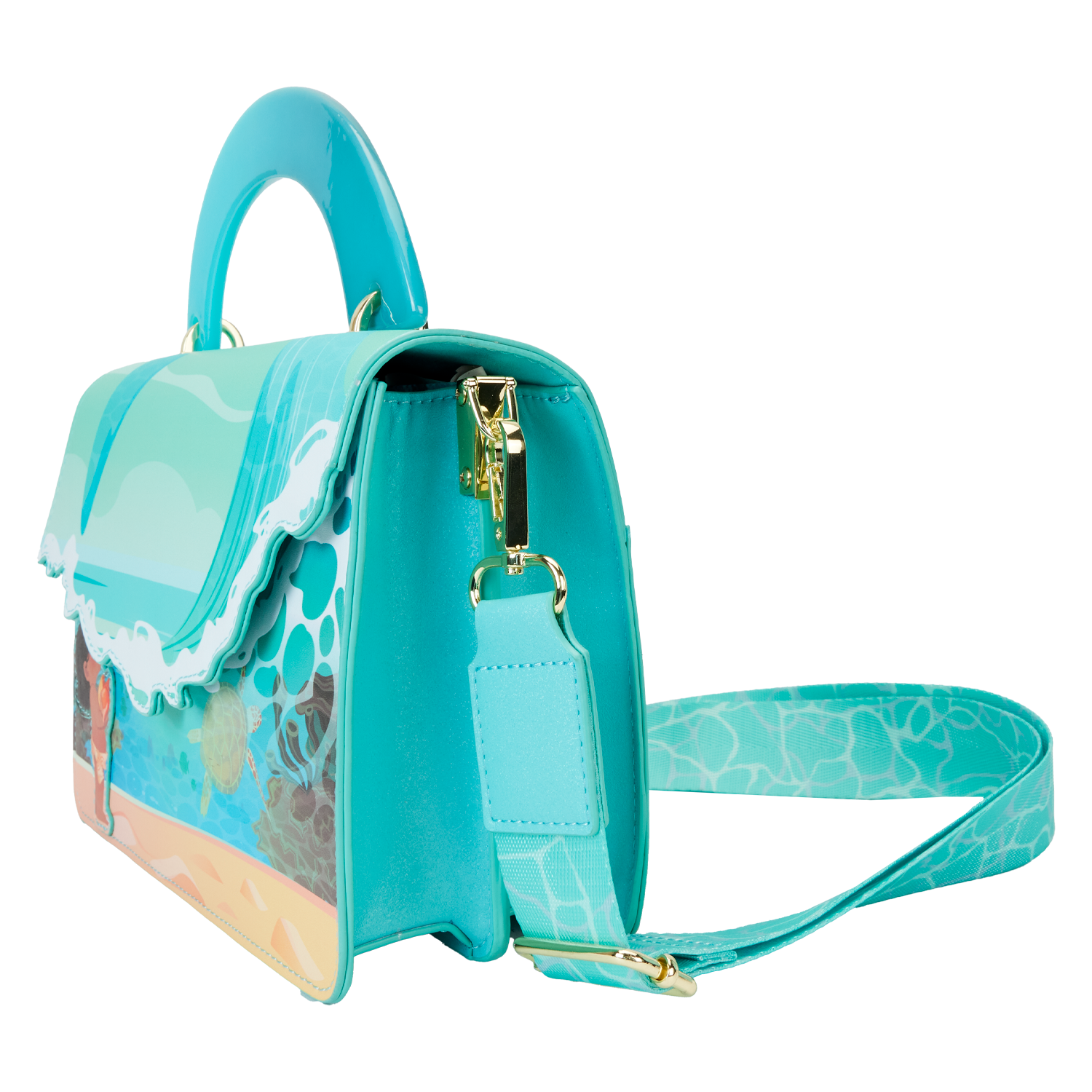Young Moana Ocean Wave Crossbody Bag - Image 3
