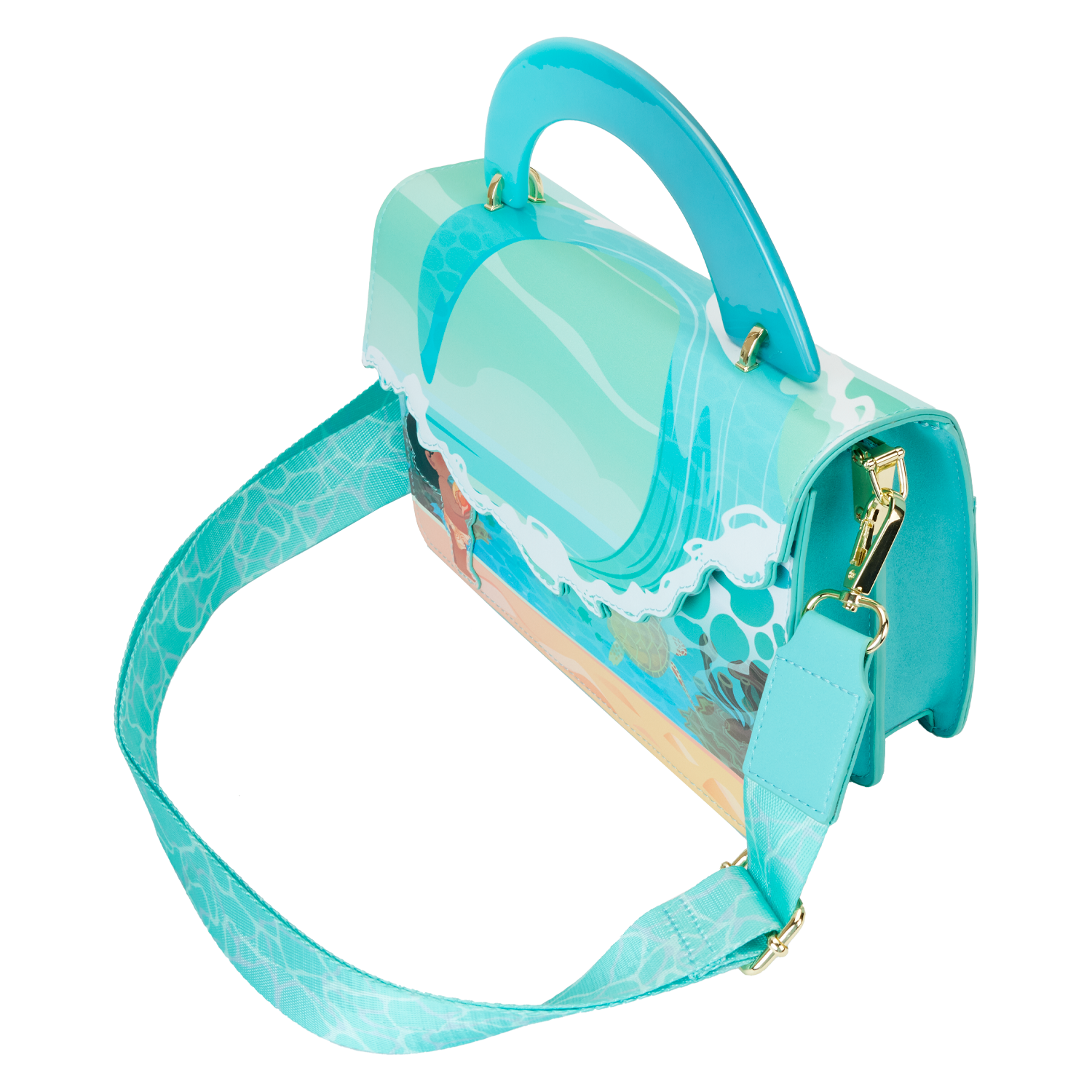 Young Moana Ocean Wave Crossbody Bag - Image 4
