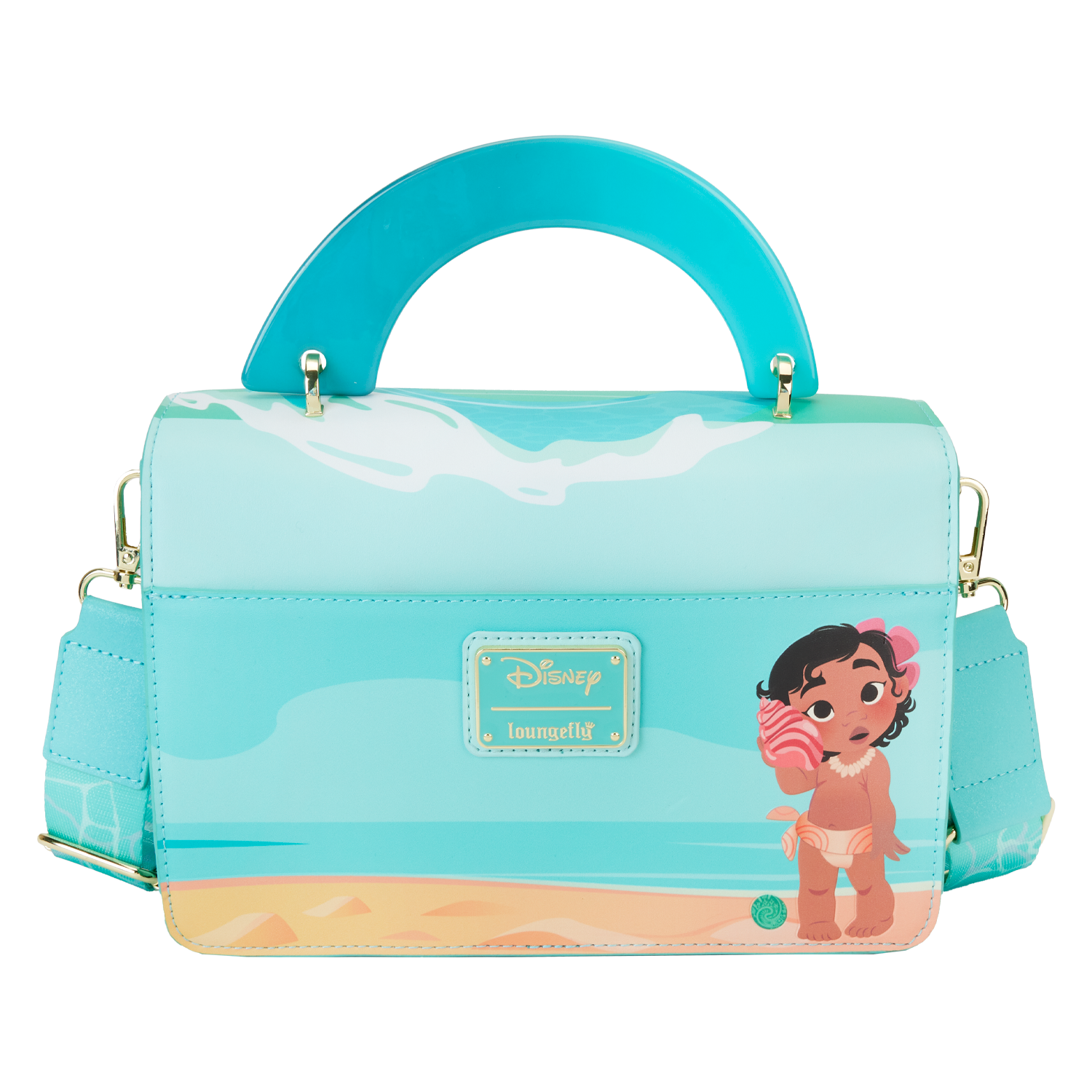 Young Moana Ocean Wave Crossbody Bag - Image 5