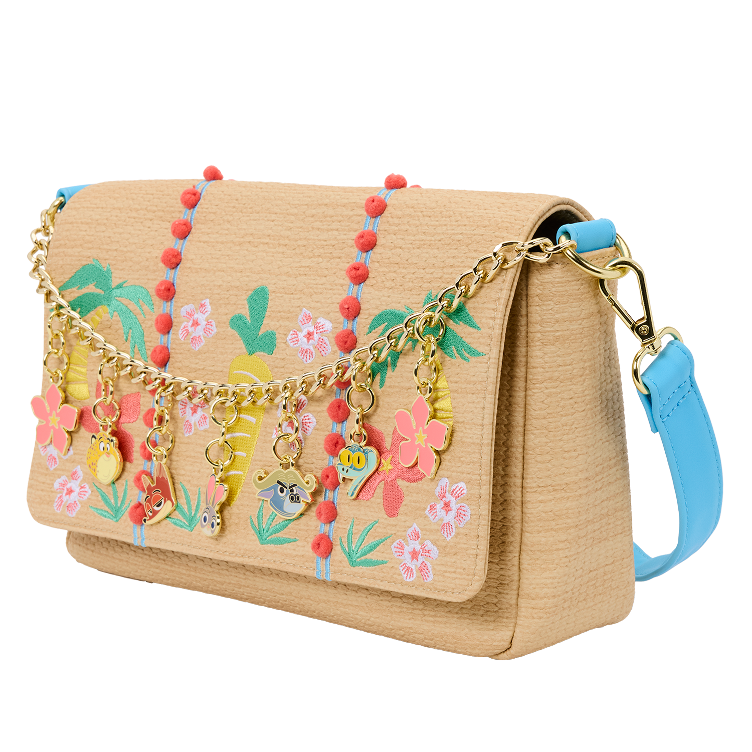 Zootopia 2 Embroidered Charm Crossbody Bag - Image 5