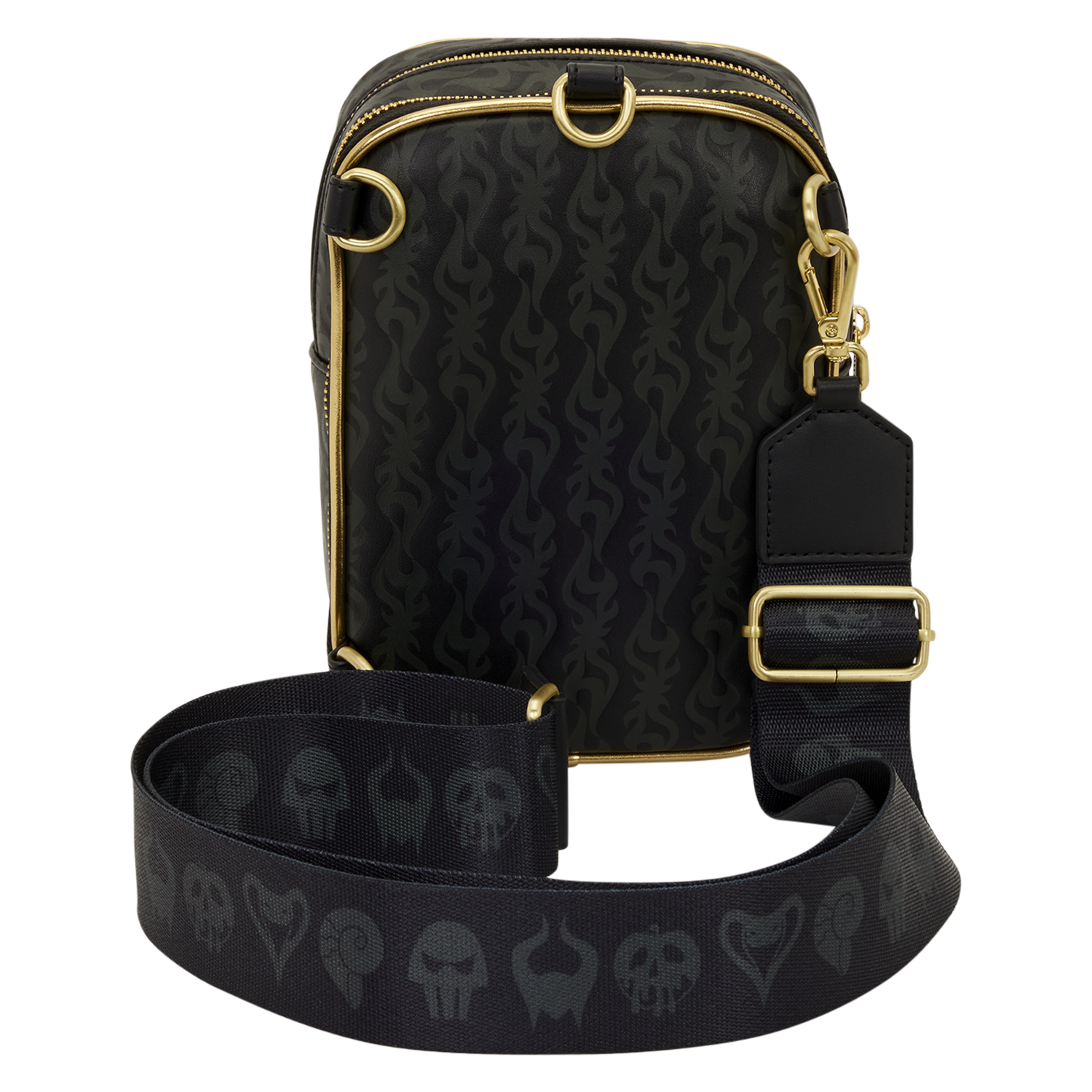 Disney Villains Exclusive Black & Gold Sling Crossbody Bag - Image 4