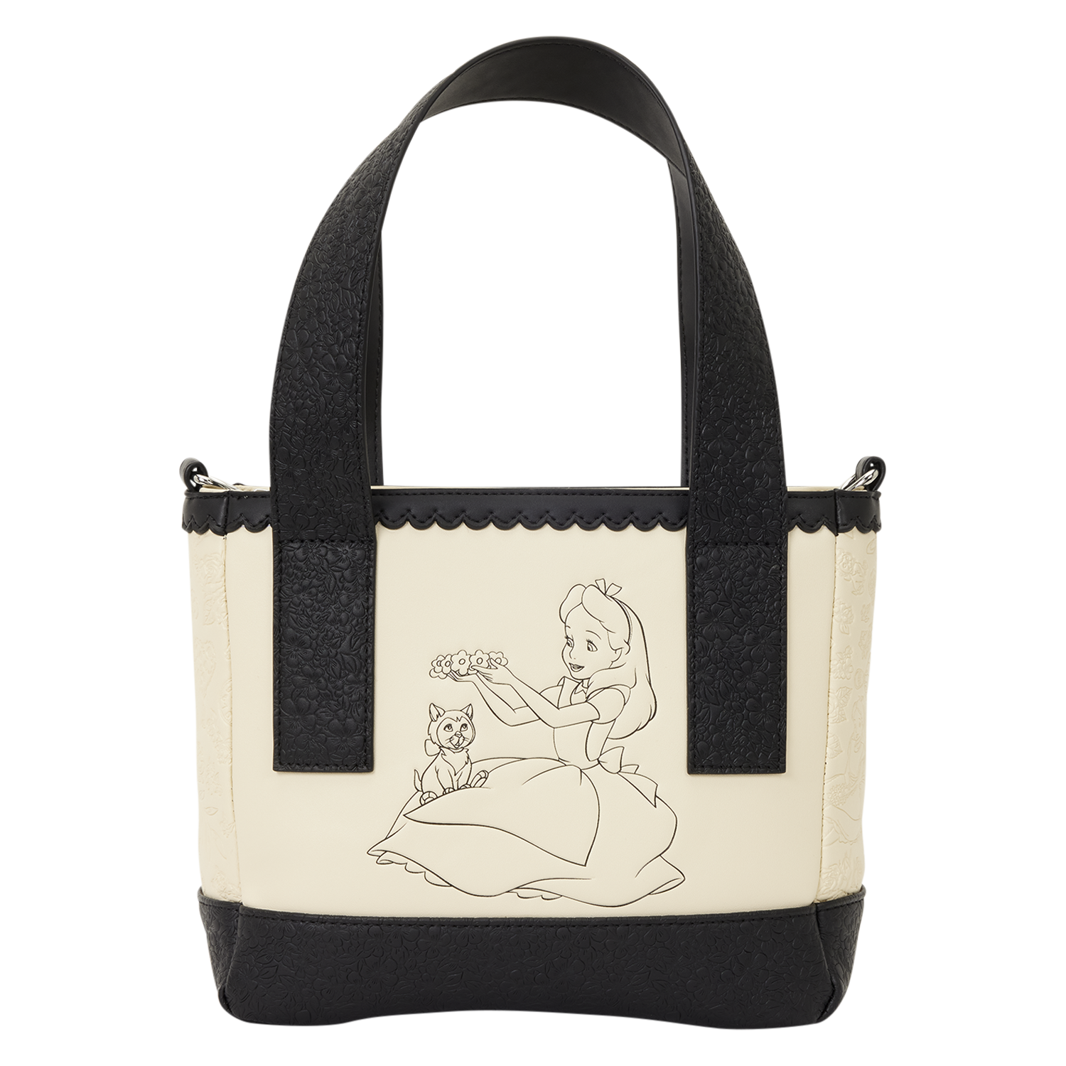 Alice in Wonderland Mini Tote Crossbody Bag