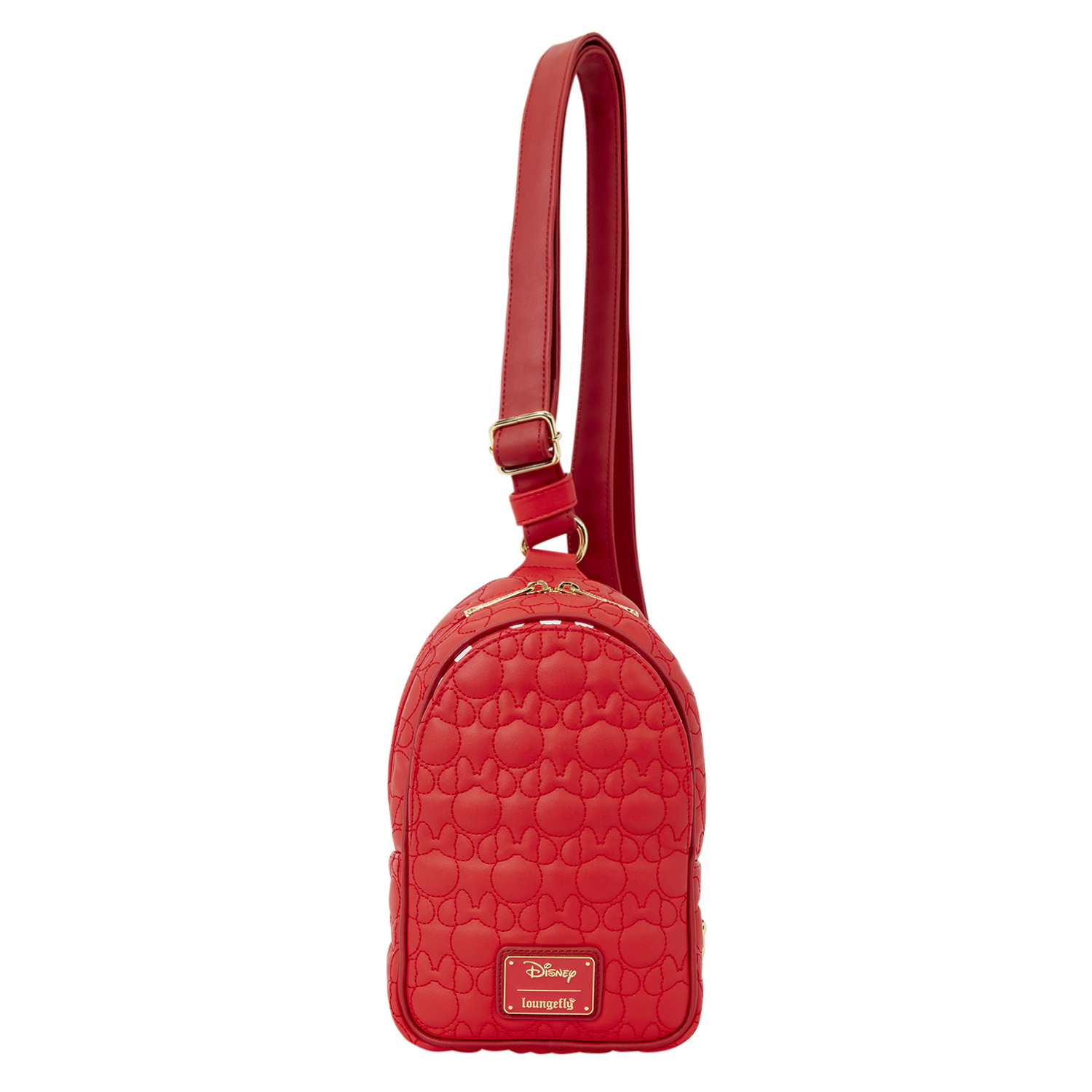 Minnie Mouse Silhouette All-Over Print Sling Crossbody Bag