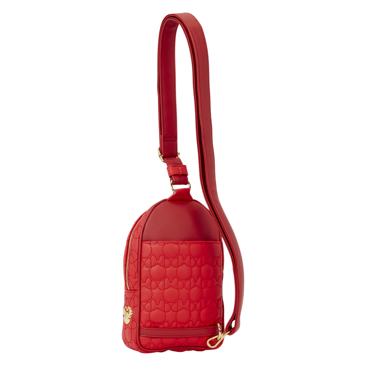 Minnie Mouse Silhouette All-Over Print Sling Crossbody Bag - Image 5